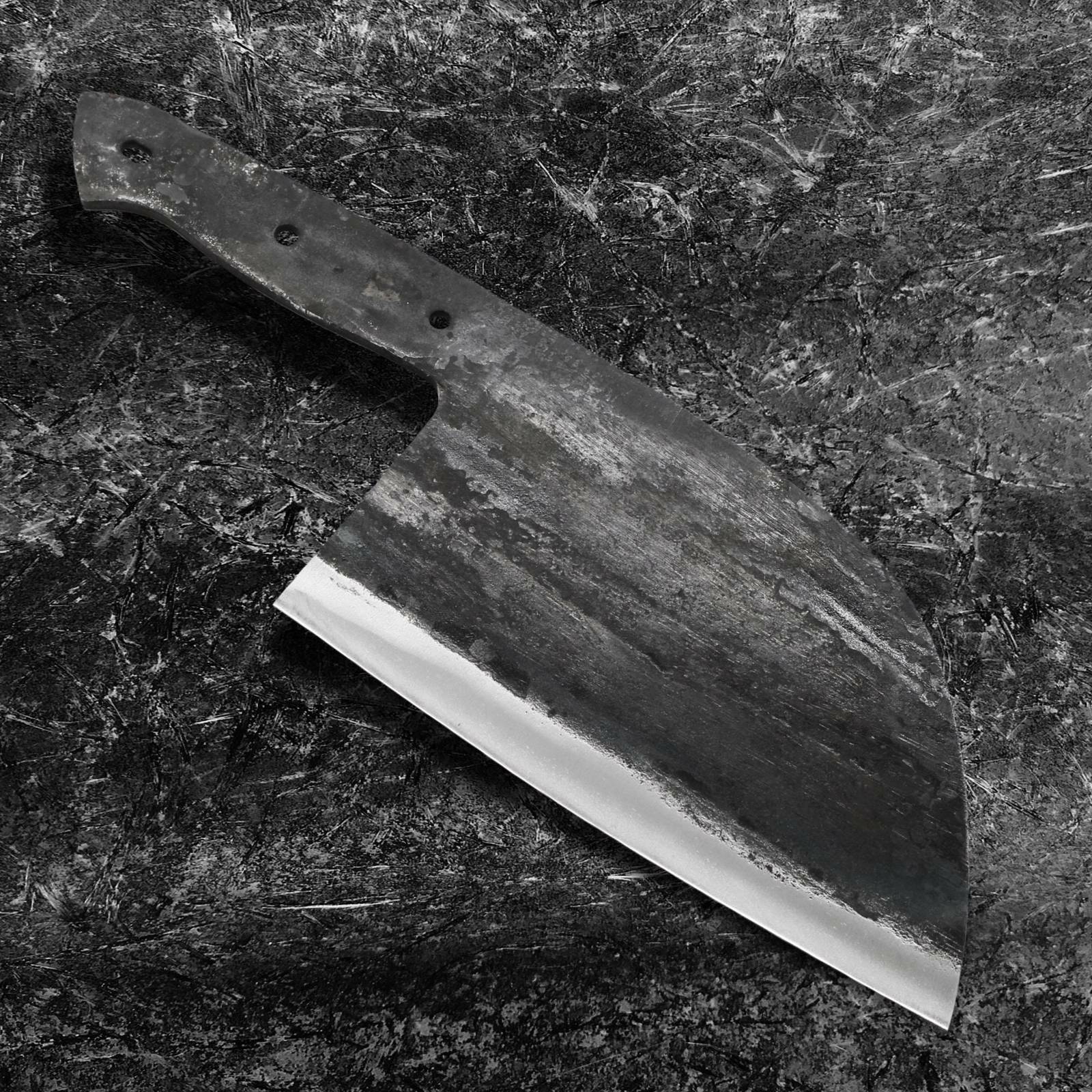 Handmade Chef Knife Clad Forged Steel Meat Cleaver Kitchen Knife DIY Blank Blade
