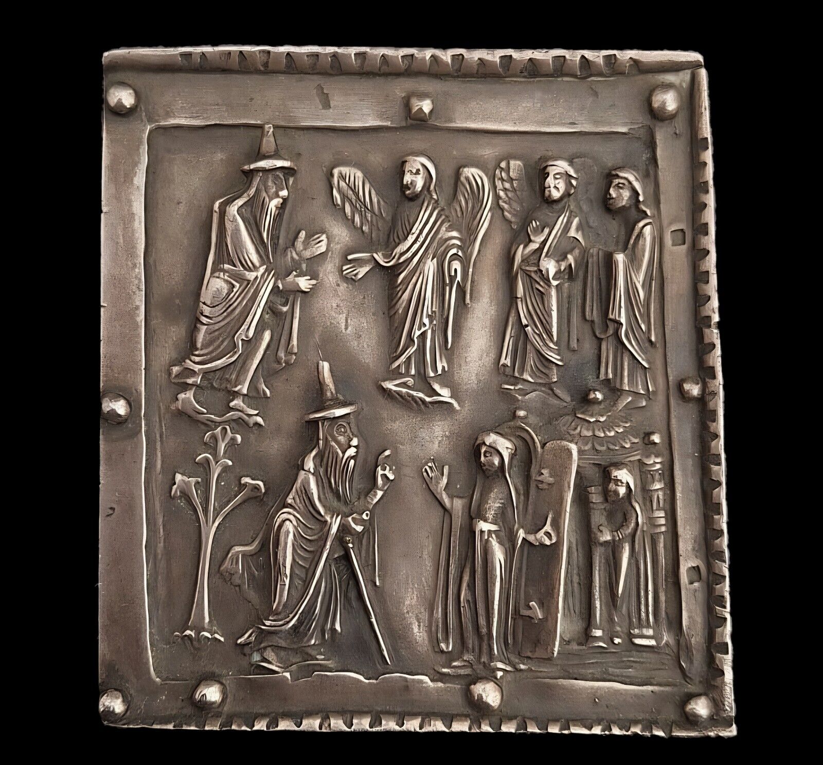 STERLING SILVER 925 OF A PANEL FROM THE BASILICA OF SAN ZENTO IN VERONA