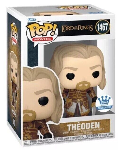 Funko Pop The Lord of the Rings #1467 THEODEN Exclusive King Rohan Figure MINT