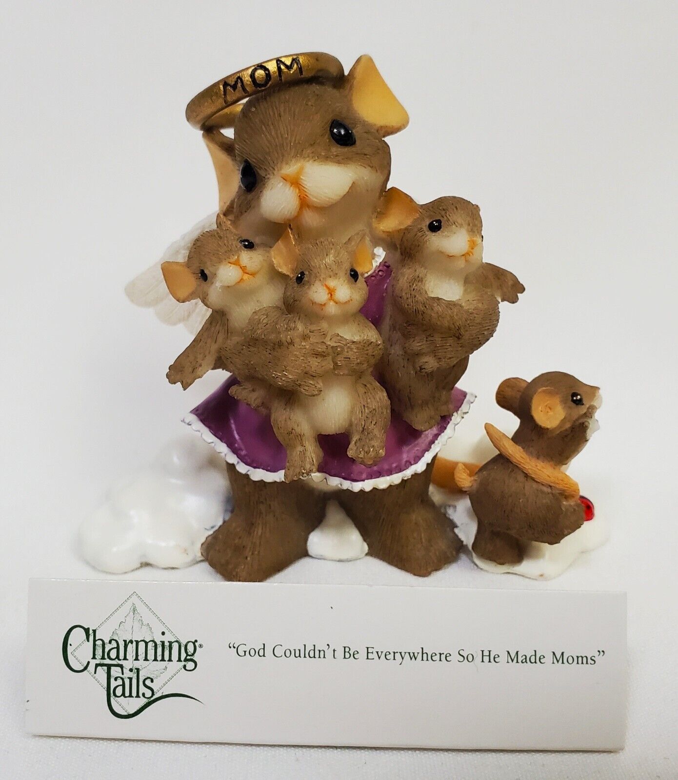 Charming Tails: God Couldn't Be Everywhere, So He Made Moms - 81/1013 - *Rare*