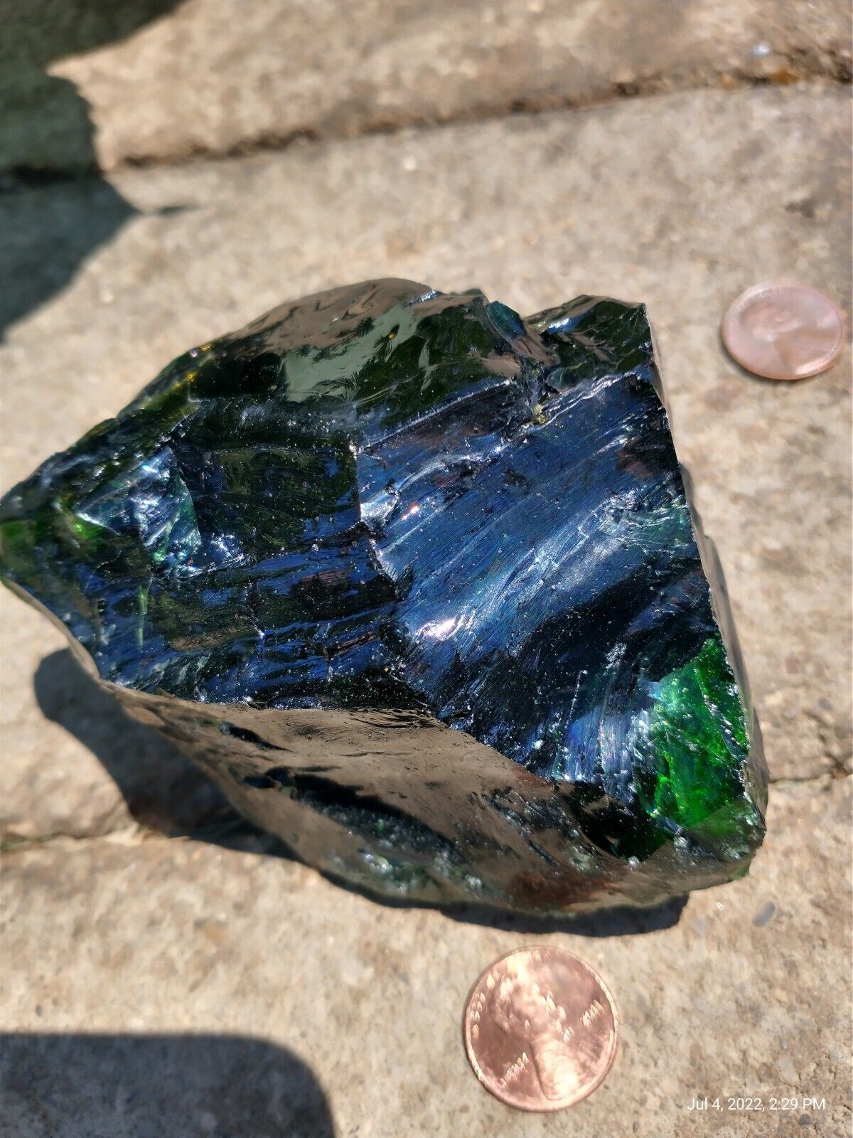 Lady Nellie Emerald Cosmic Energy channeling Andara Natural Crystal 445 grams