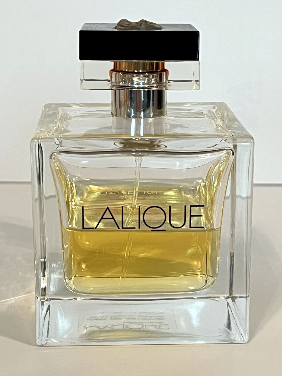 Vintage Lalique Eau De Parfum 45% full in a 3.4oz READ
