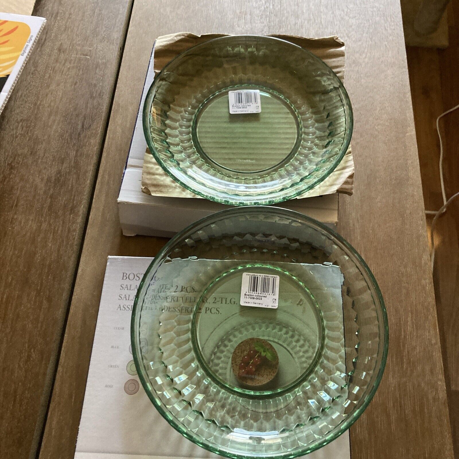 Villeroy & Boch Boston Salad Plate 3948232 -Green 2 Piece Set - 8.5 Plate