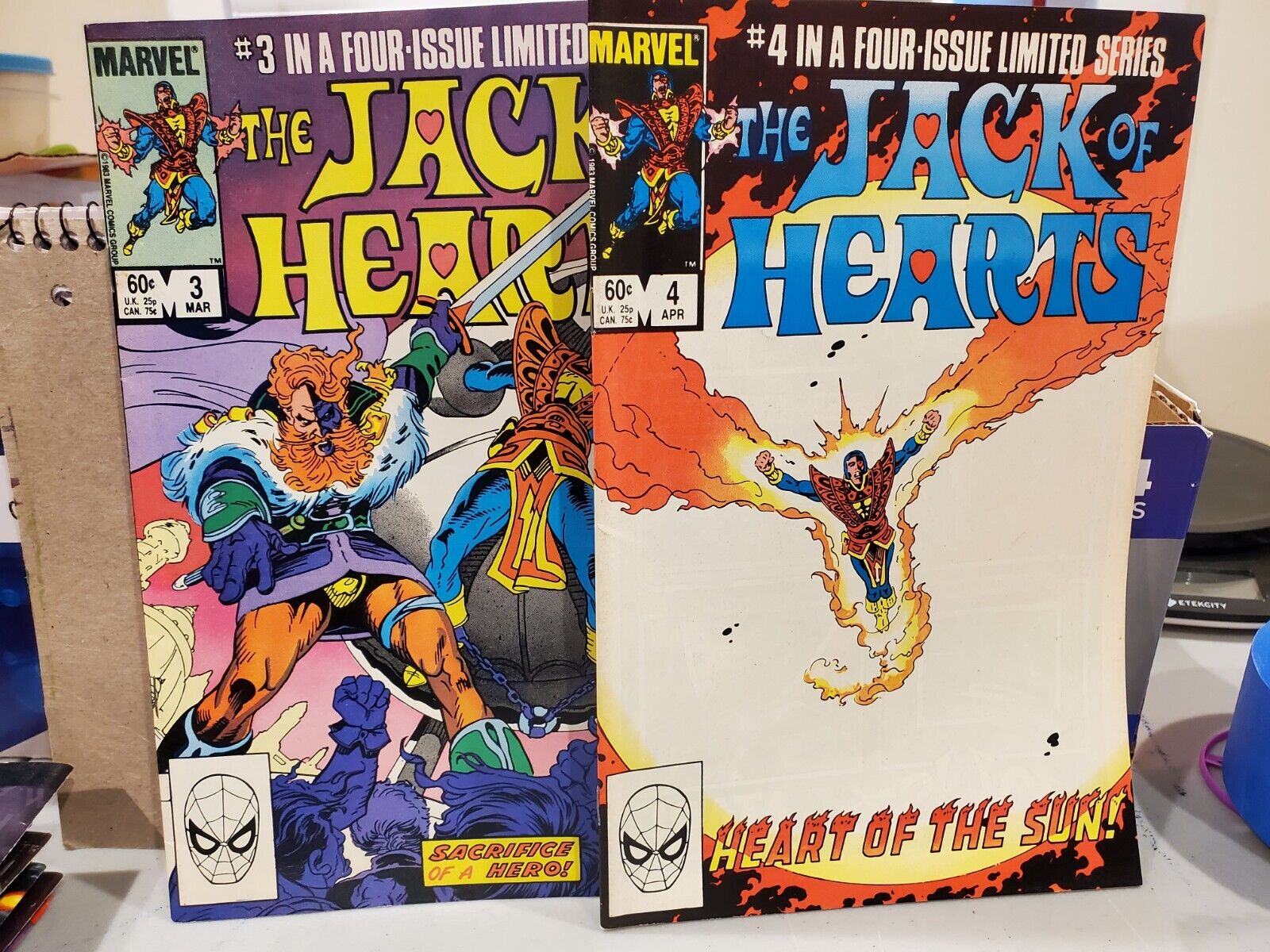 Jack Of hearts #3, #4, Marvel Comics