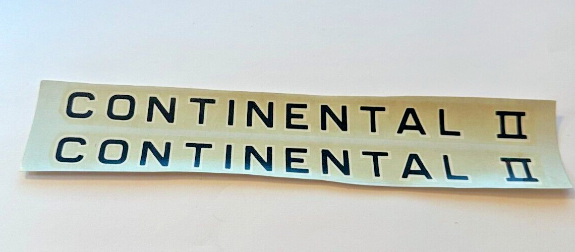 Schwinn Continental II Original Decal, Chicago, Schwinn Dealer 7-1/4\