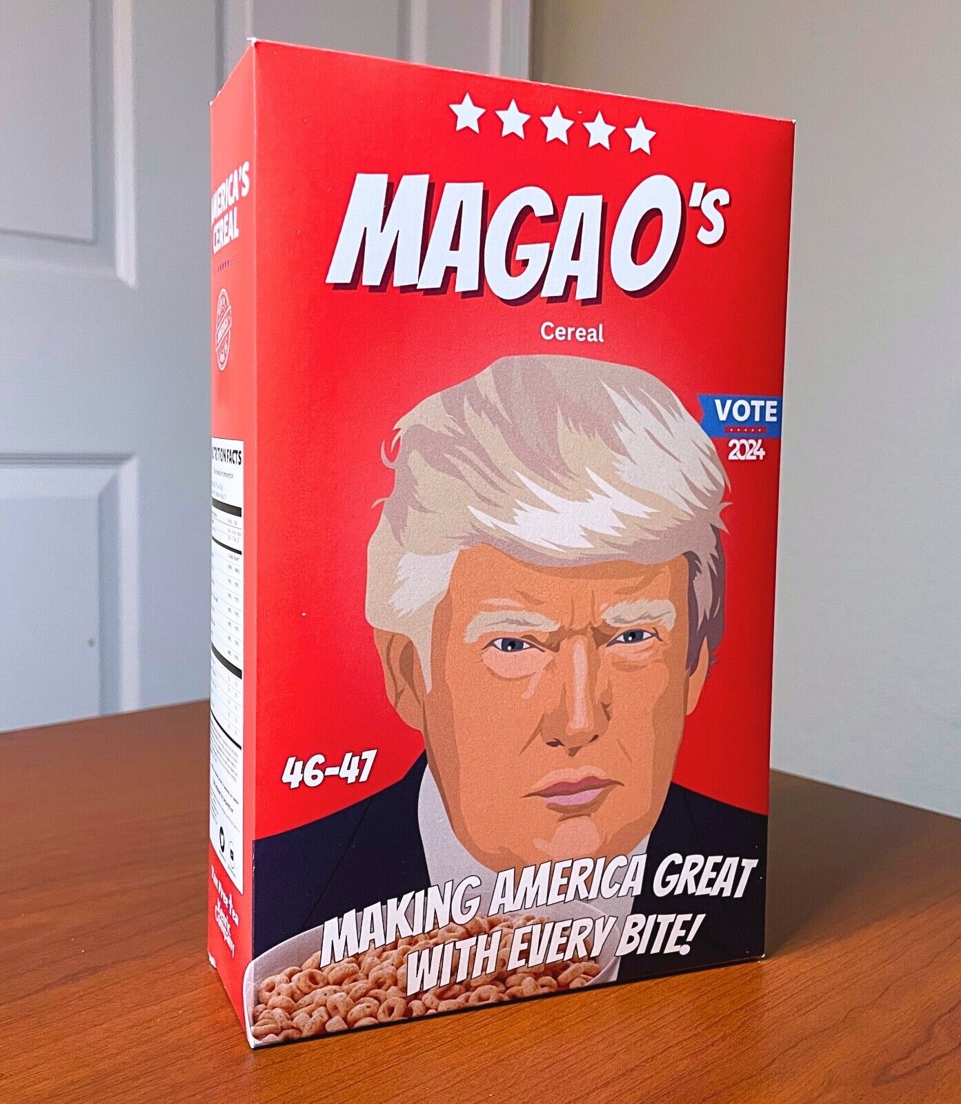 Trump Presidential Cereal Box (MAGA-O's)