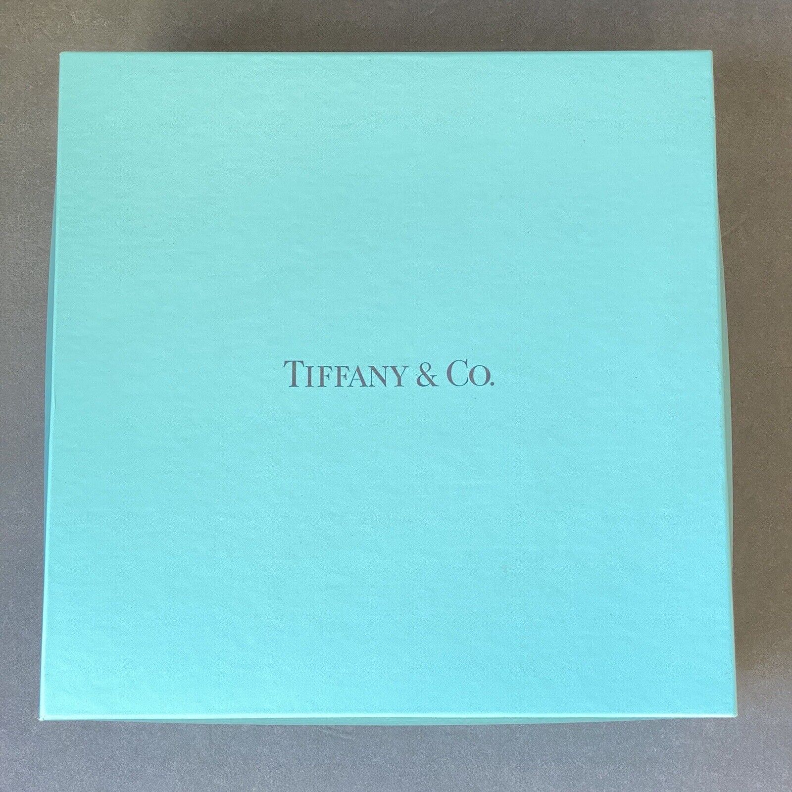 Authentic Tiffany & Co. XL Blue Gift Box Empty 13”x13”x4” Organize and Storage