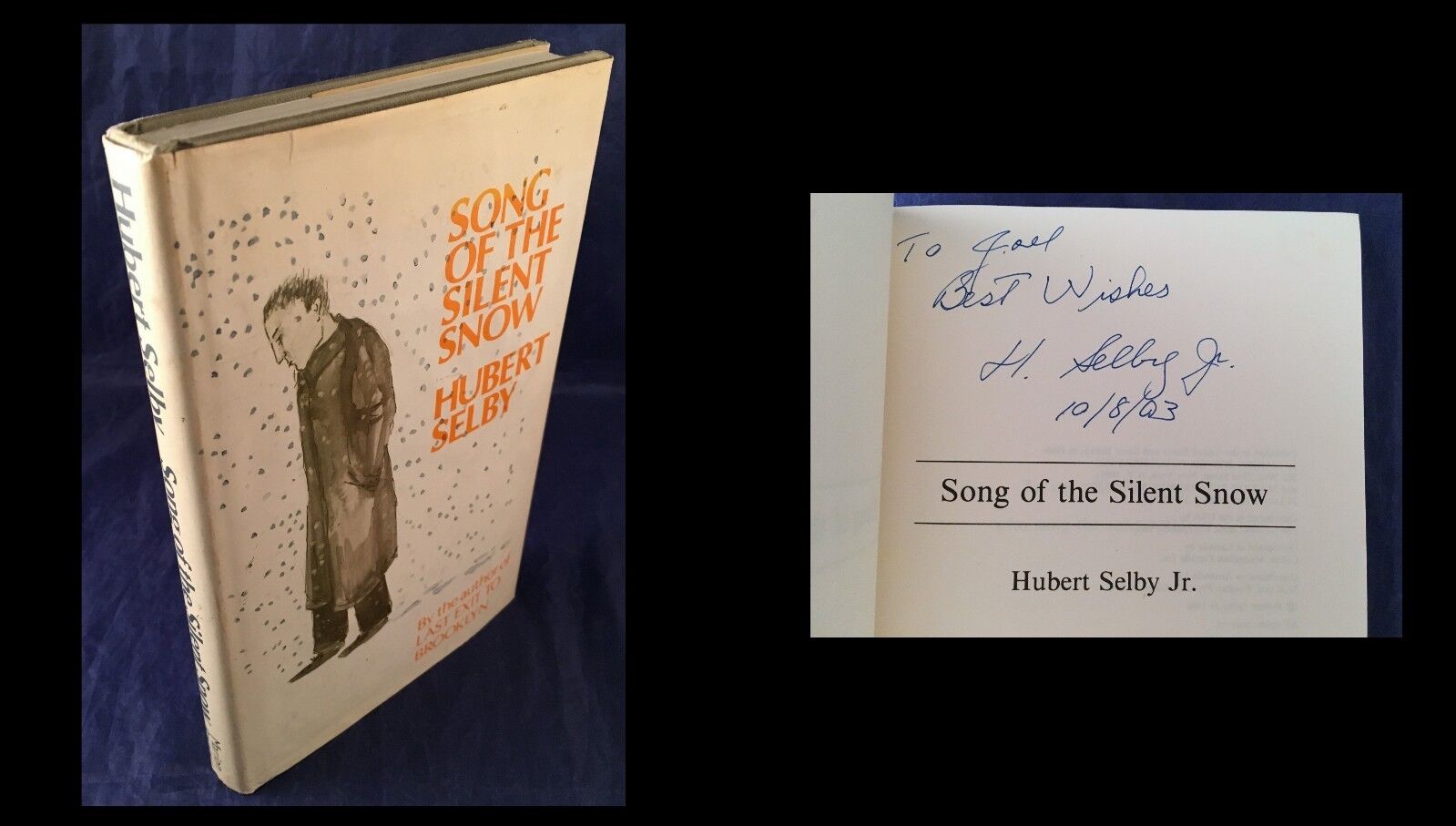 Song of the Silent Snow [SIGNED FIRST EDITION] book by Hubert Selby Jr 2000 Mari