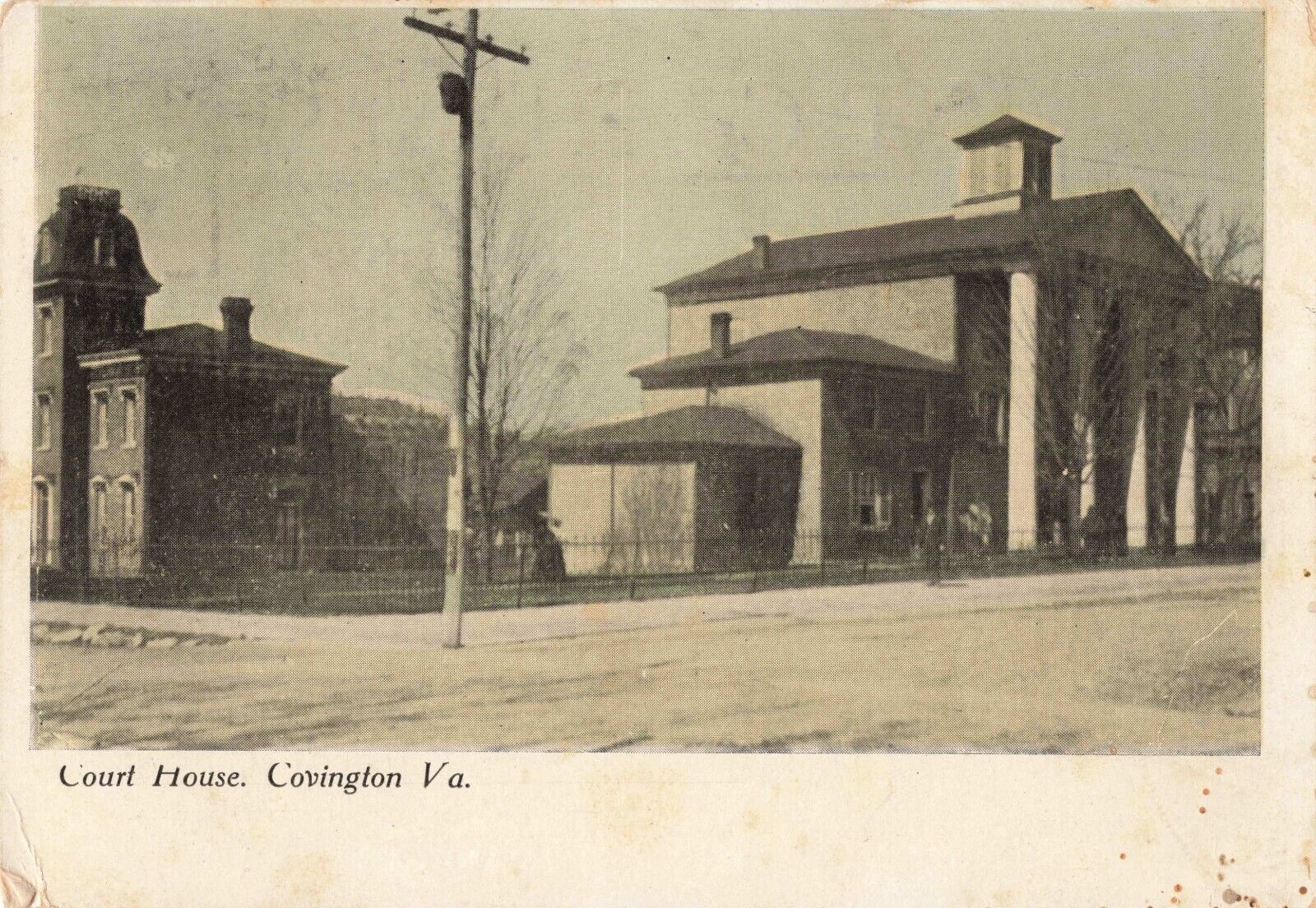 Court House Covington Virginia VA 1909 Postcard