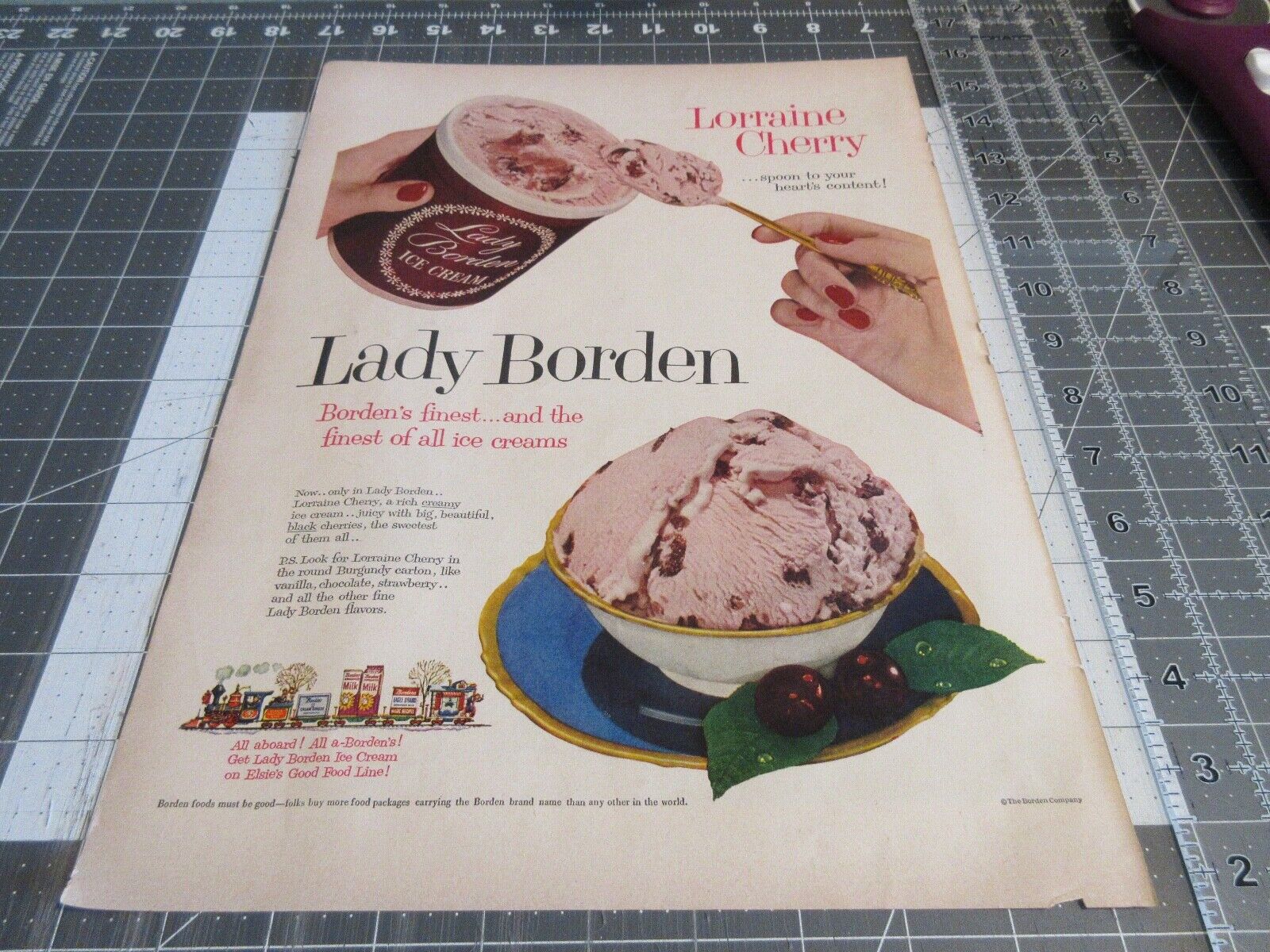 1953 Lady Borden - Lorraine Cherry - Print Ad