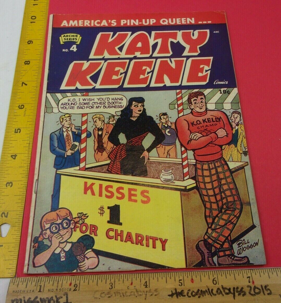 Katy Keene #4 comic book F+ 1950s Bill Woggon 