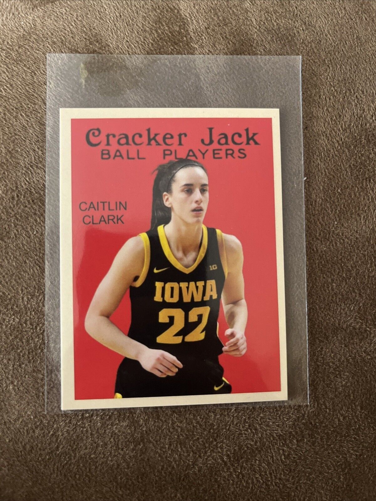 Caitlin Clark cracker jack card