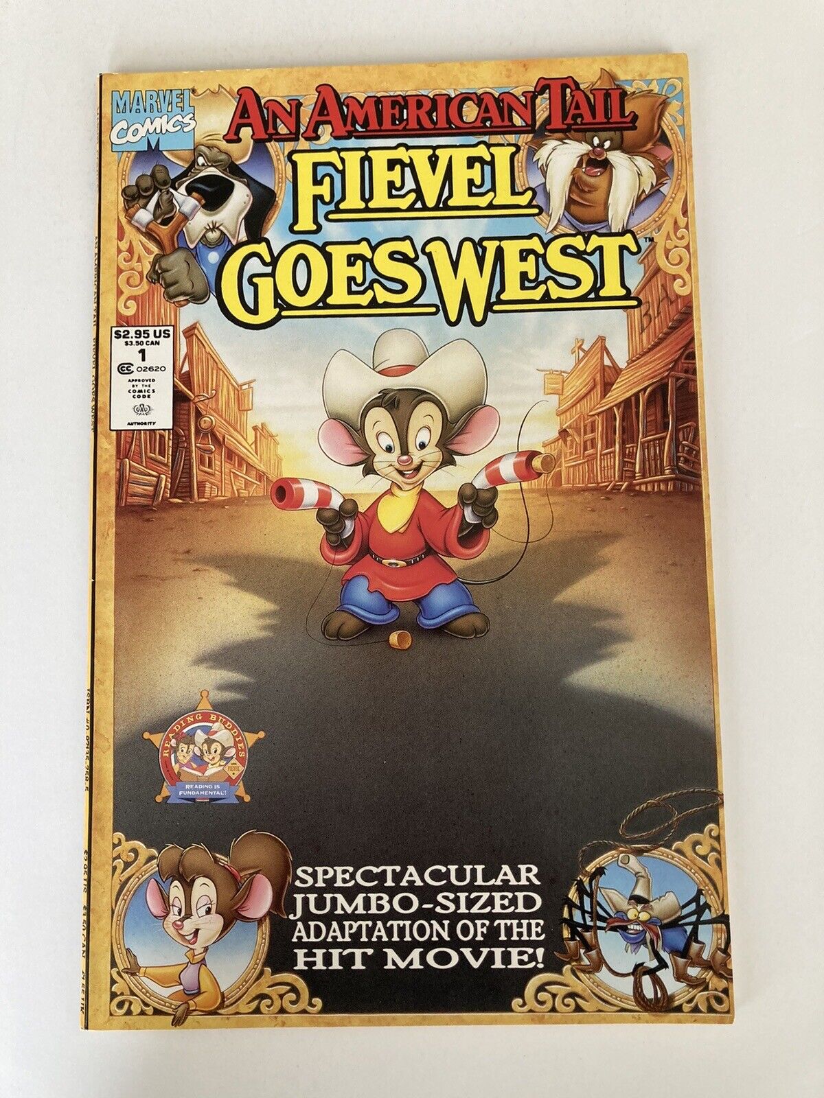 An American Tail: Fievel Goes West 1991 Marvel Comics Comic Book 
