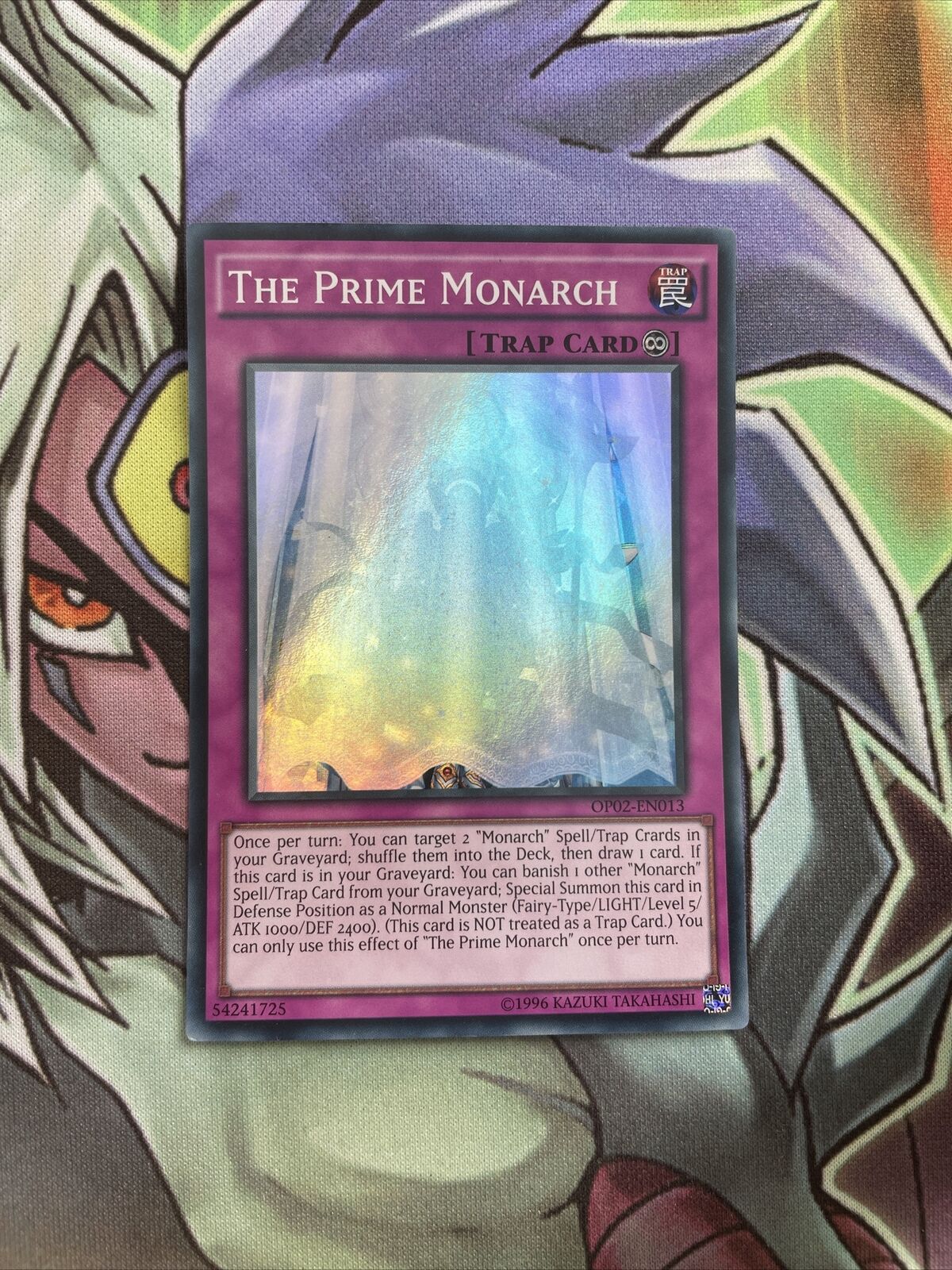 OP02-EN013 The Prime Monarch Super Rare UNL Edition NM Yugioh Card