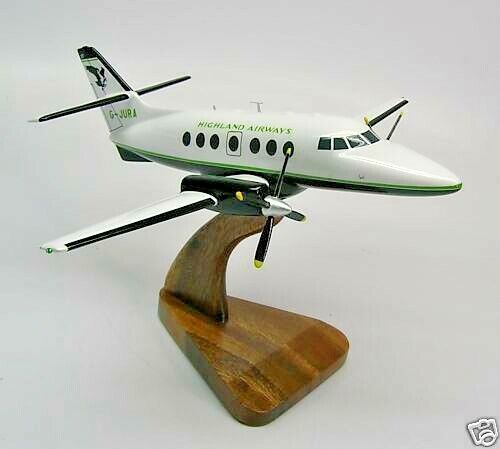 Jetstream 31 Highlands Airplane Desktop Kiln Dried Wood Model  New