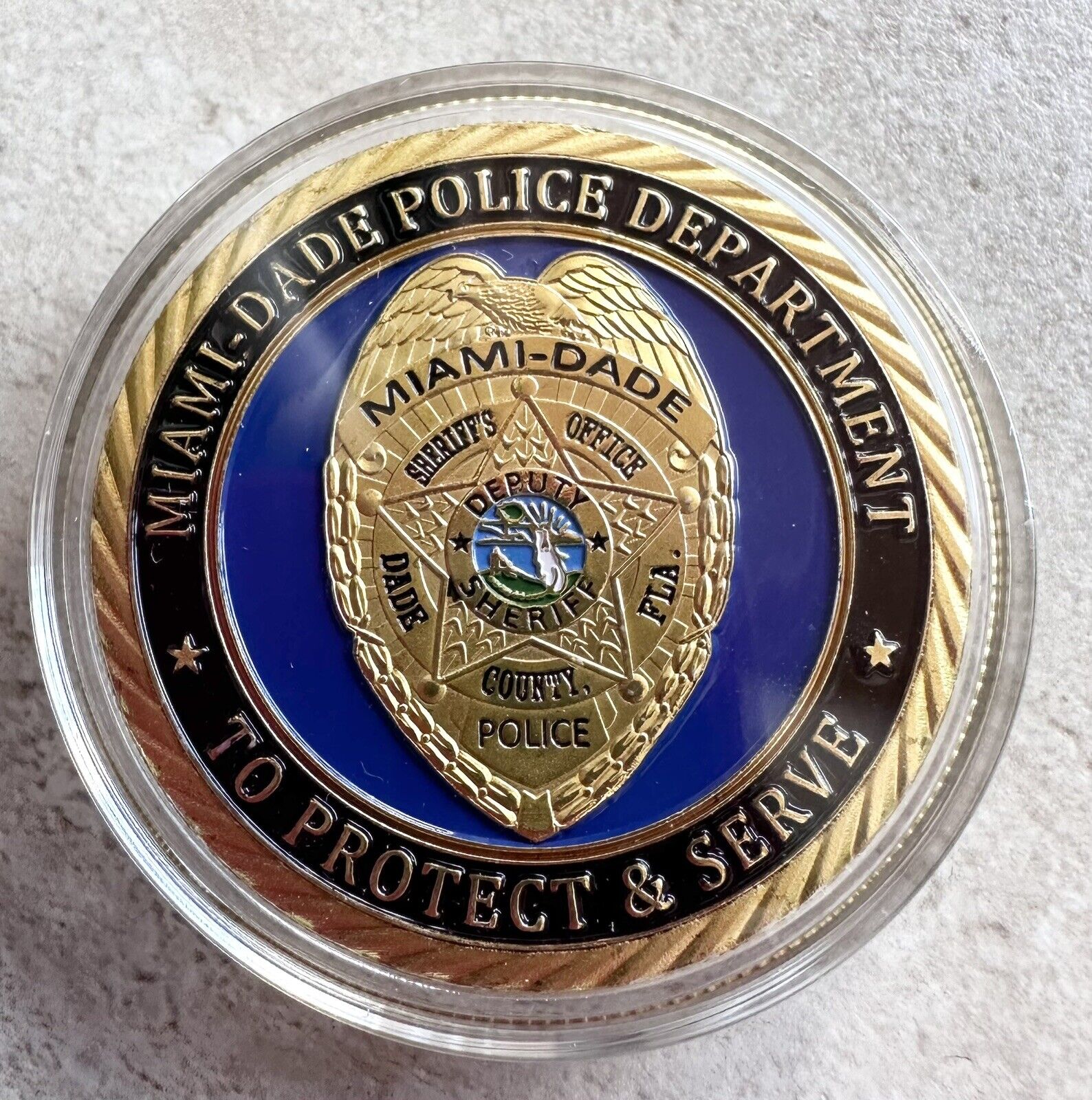 MIAMI-DADE Police Dept. Challenge Coin