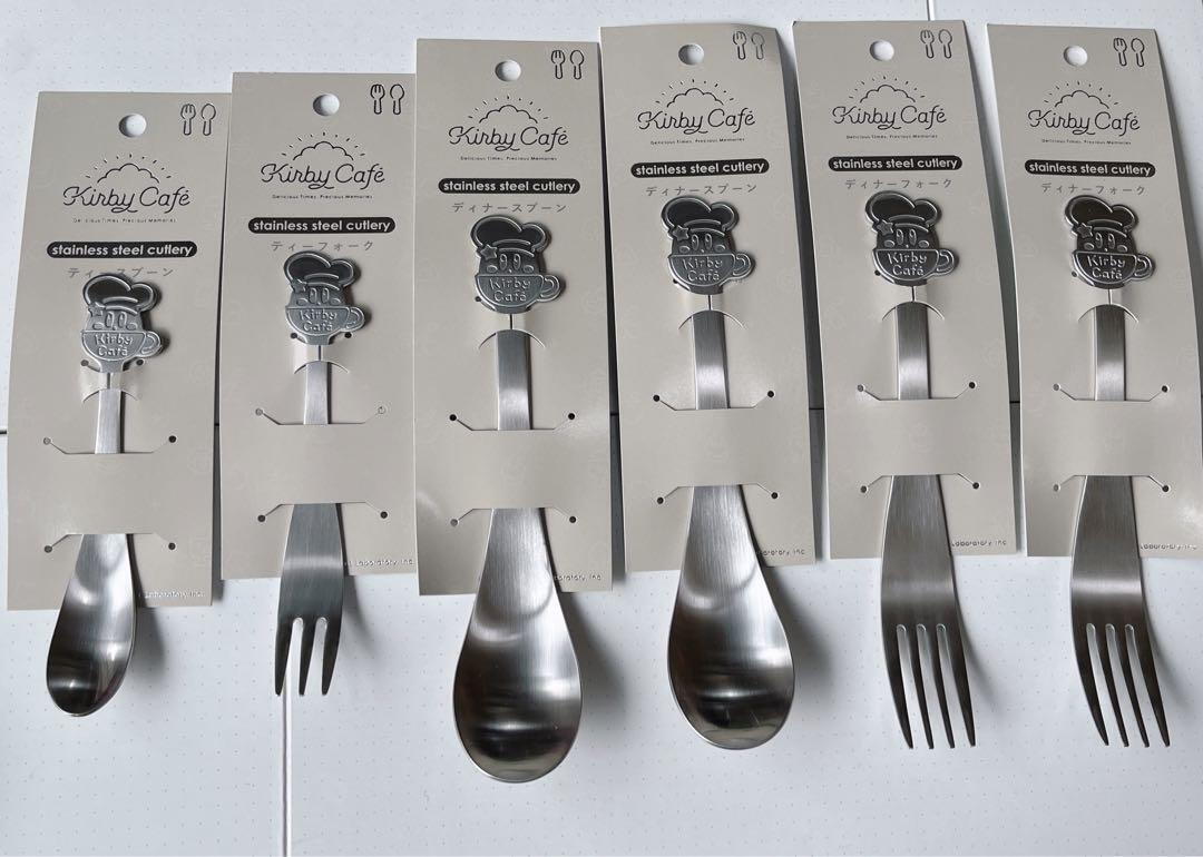 Kirby Cafe Spoon Fork Cutlery 9029MN