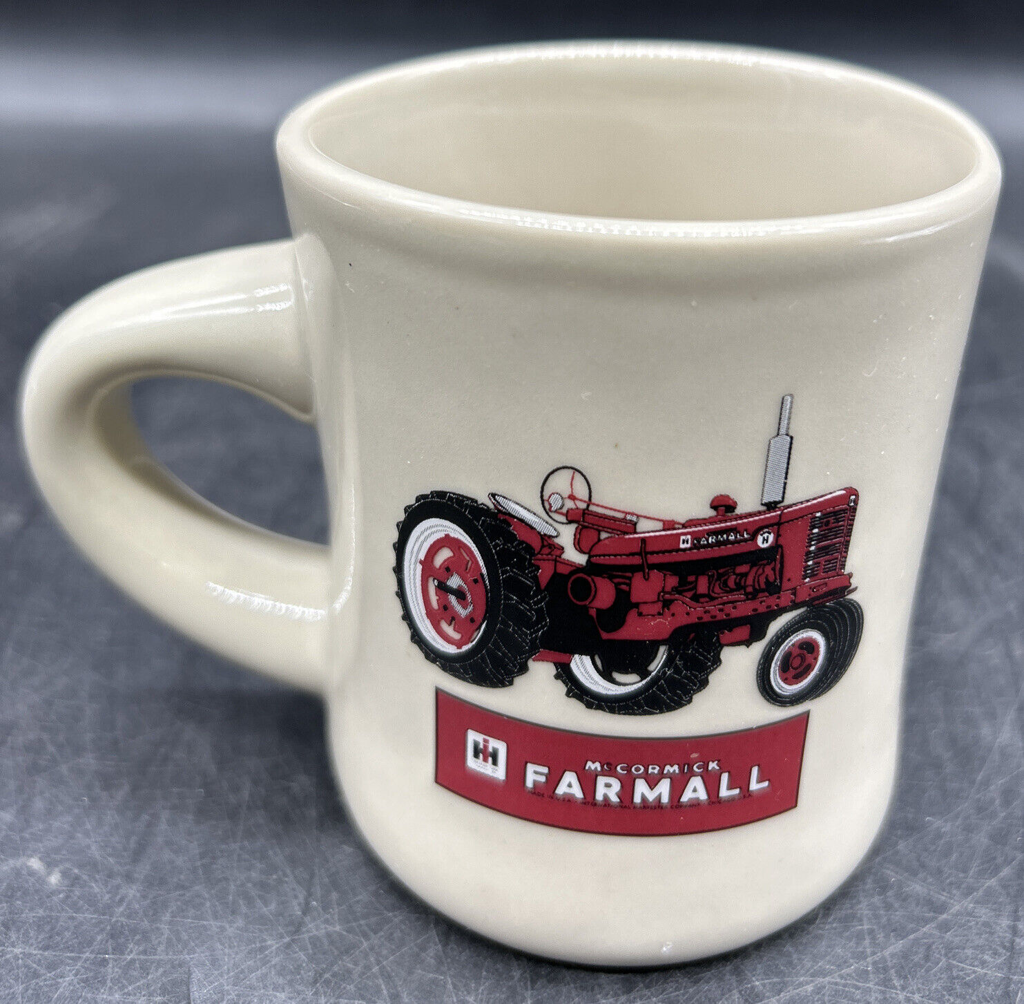 Farmall Stoneware Diner Mug White - Red Tractor