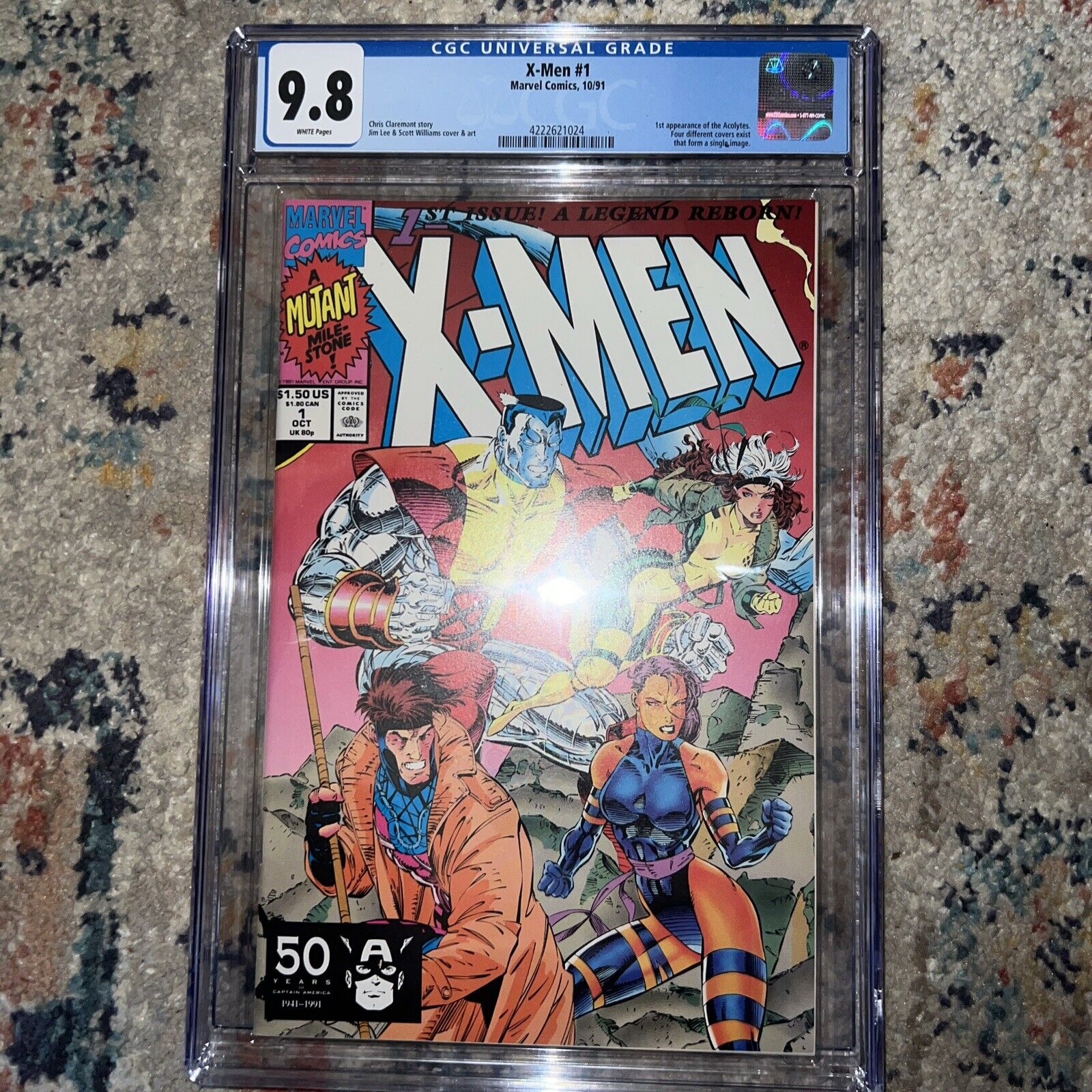 X-Men 1 CGC 9.8 1991 Colossus Gambit