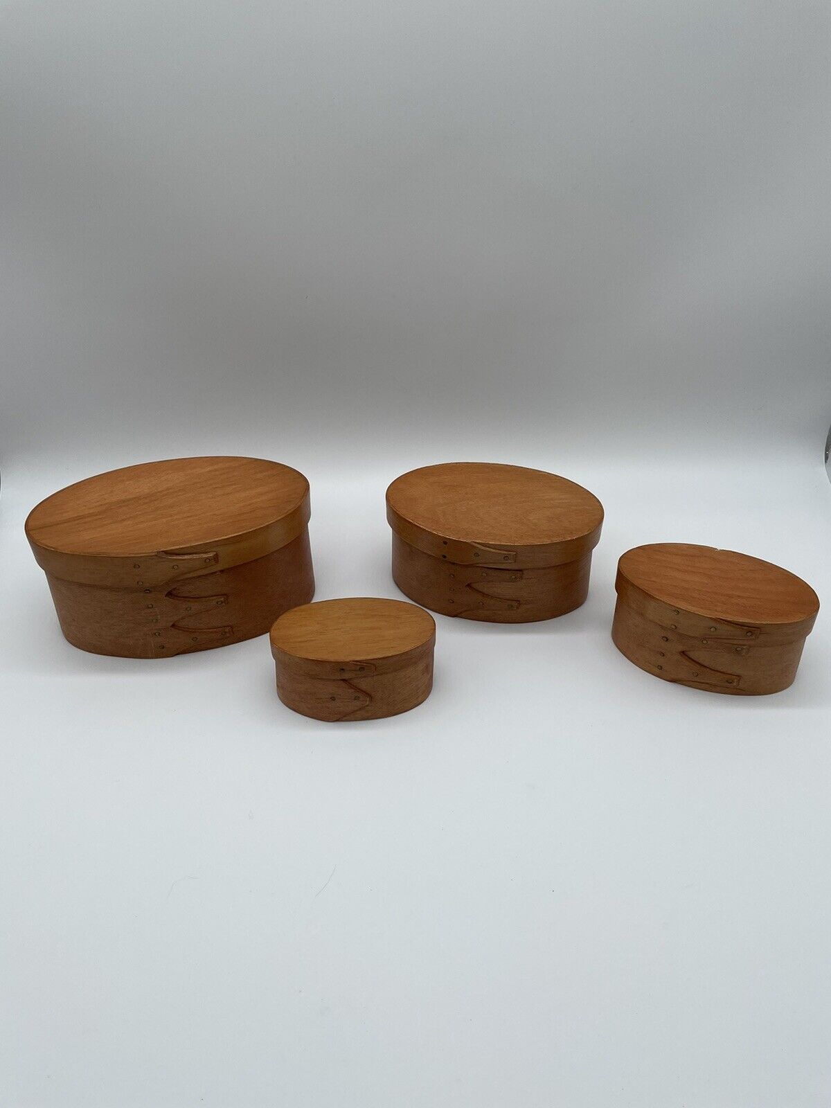 Shaker Style Nesting Boxes Oval 4 Boxes