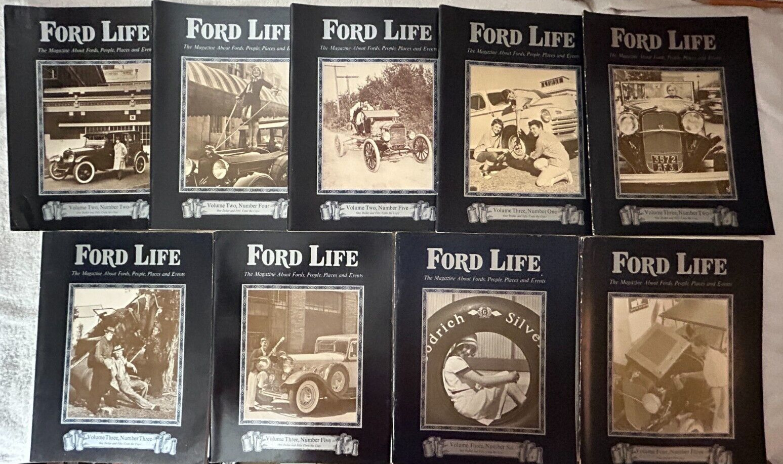 Ford Life: The Magazine About Fords, People, Places and Events: Nine Volumes