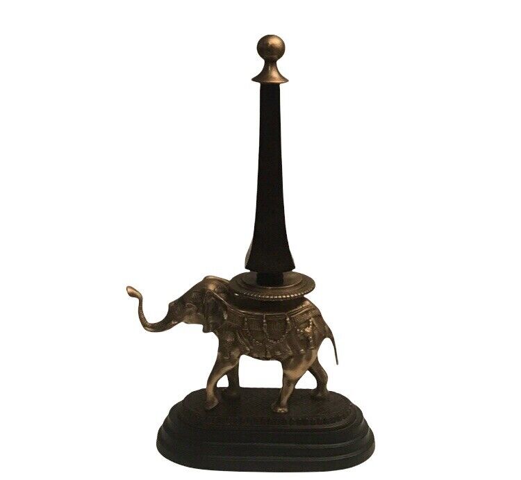 Vintage Brass/Bronze Unique Elephant Sculpture Home Decor Piece
