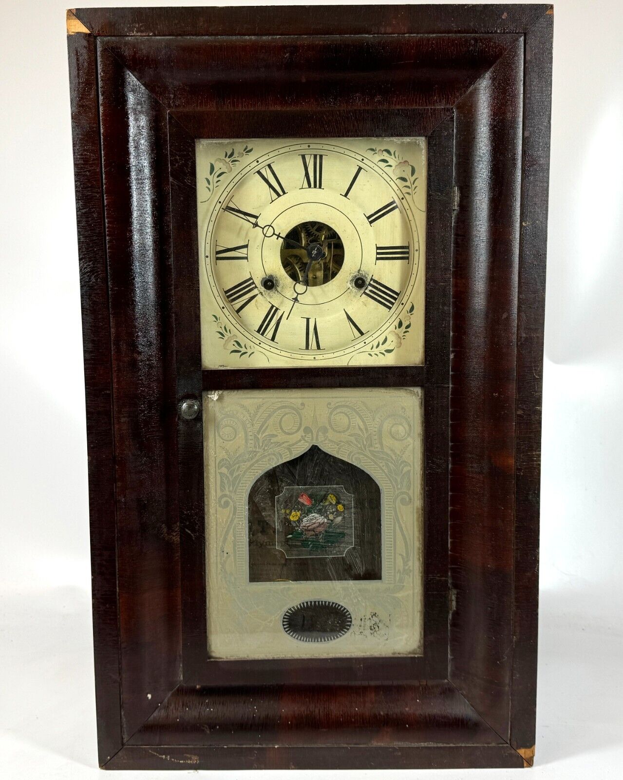Antique Seth Thomas Pre 1865 OGEE Connecticut Wall Mantel Clock FOR PARTS REPAIR