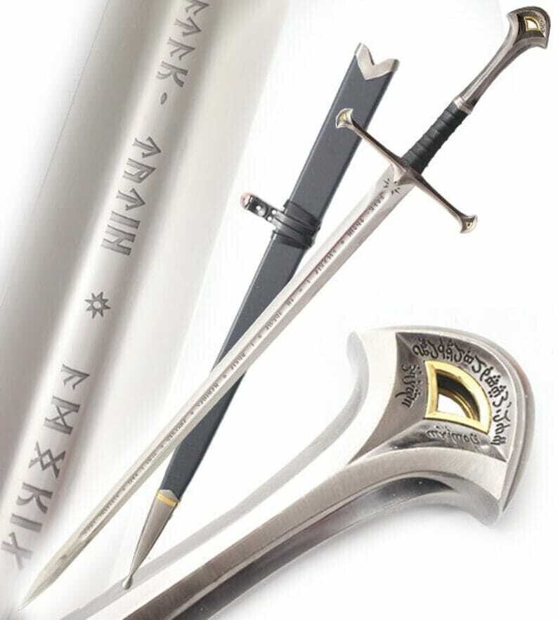 Anduril Sword From Lord of the Rings Replica Narsil Sword LOTR Aragorn's Sword