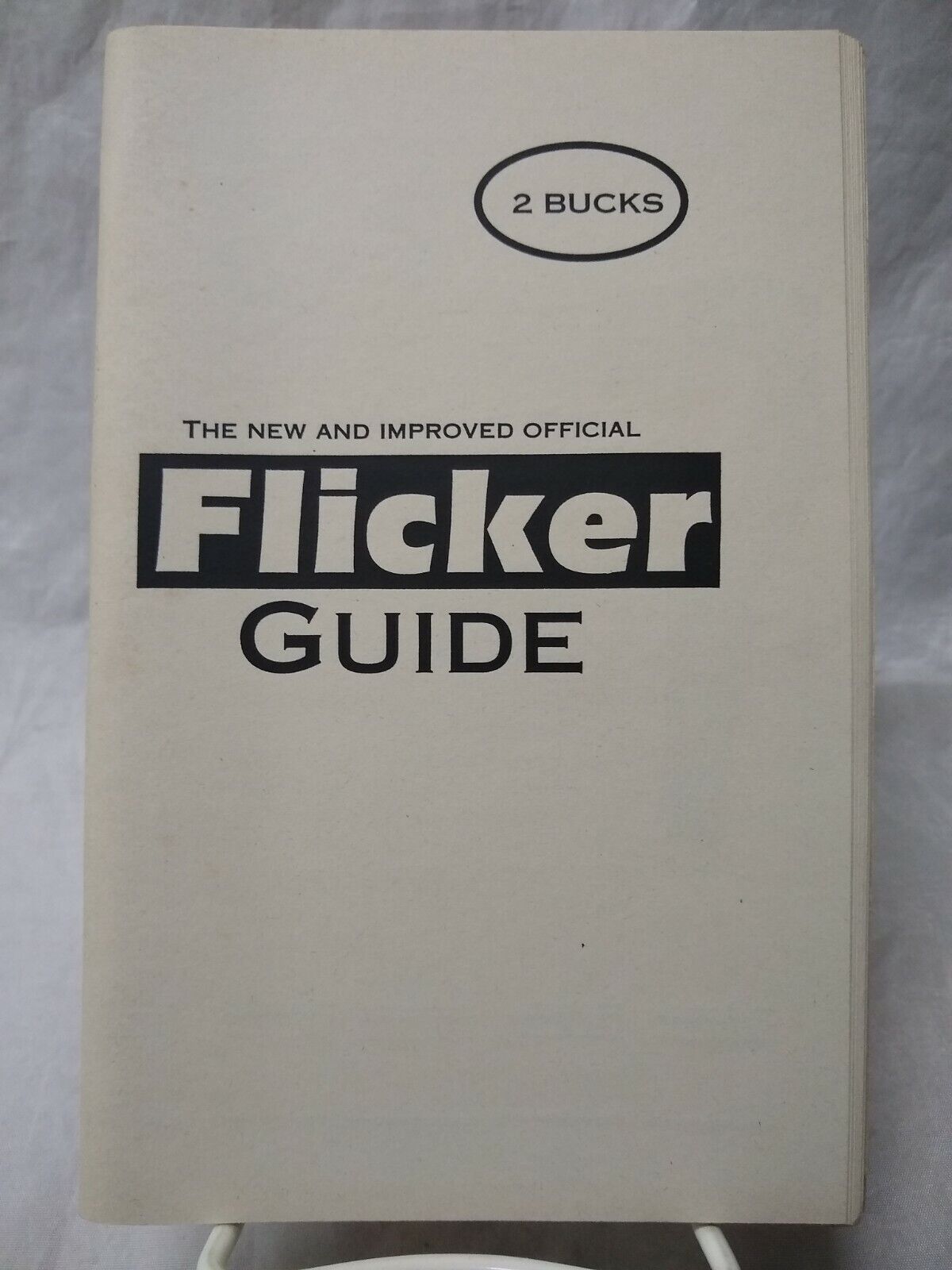 The New and Improved Official Flicker Guide Vintage Zine Athens Georgia 1990s