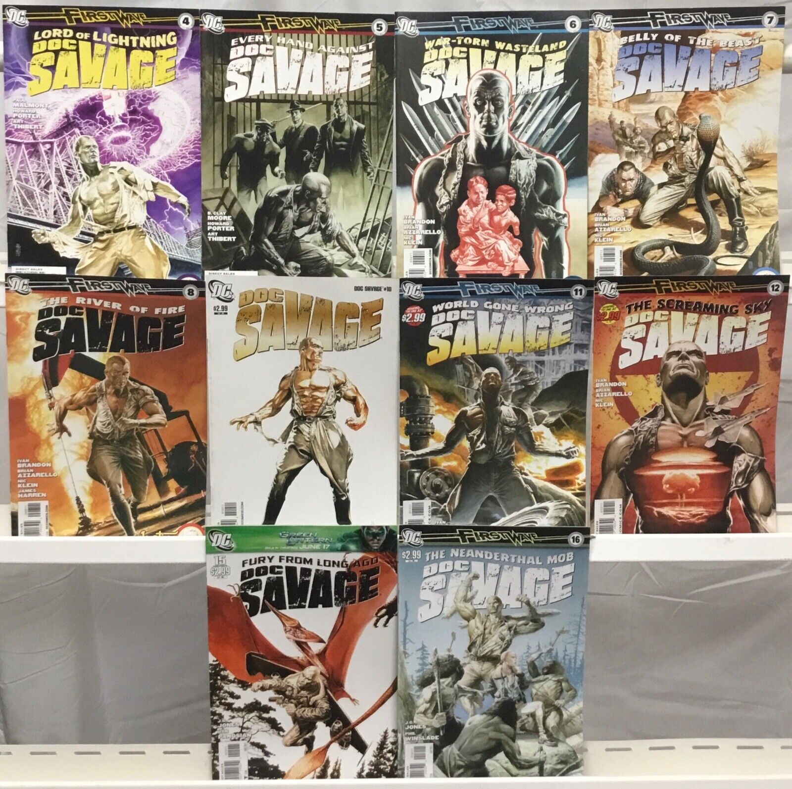 DC Comics - Doc Savage DC 2nd Series - Comic Book Lot of 10 Issues