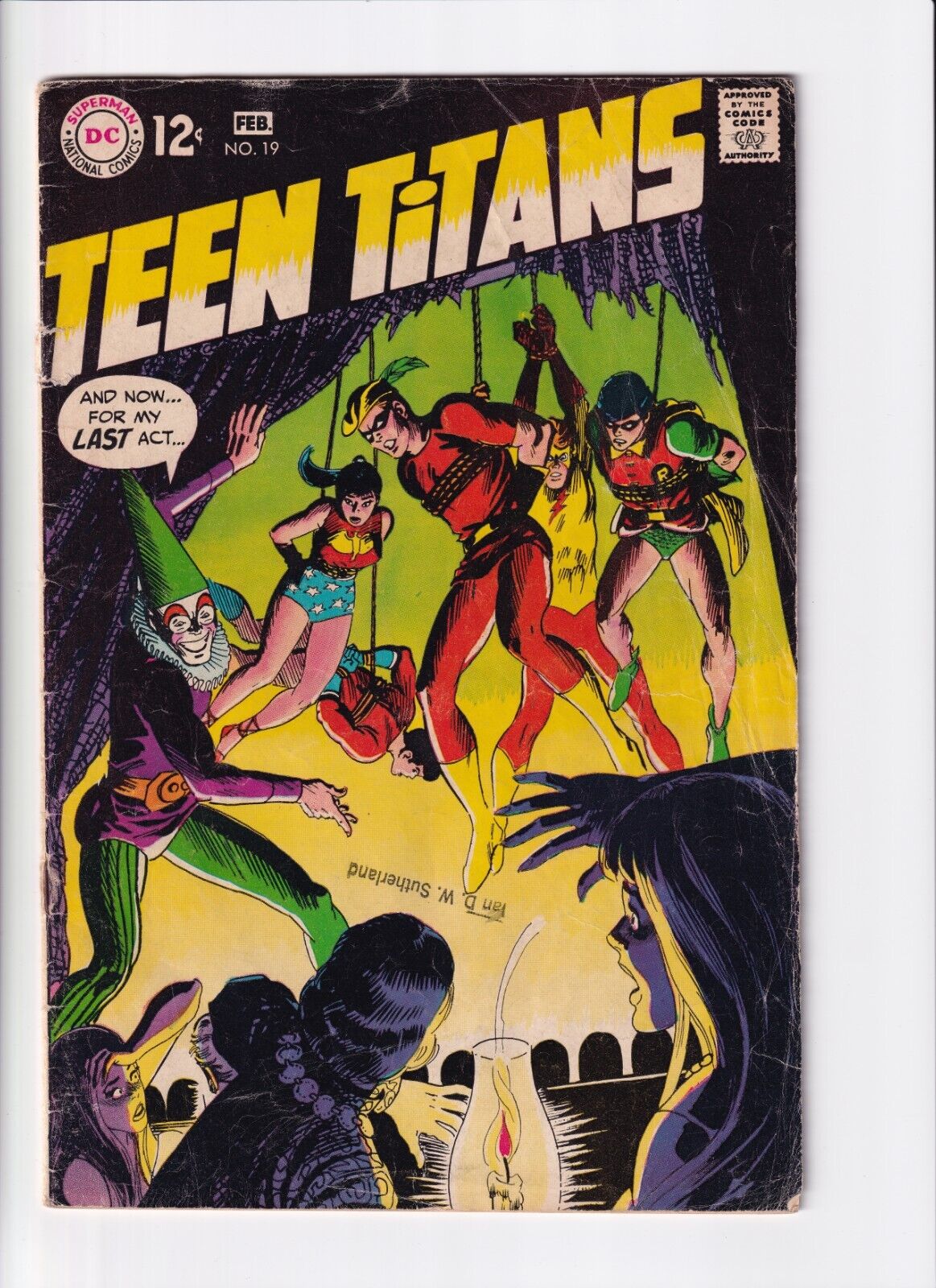 TEEN TITANS #19 Gil Kane art FR 1.0