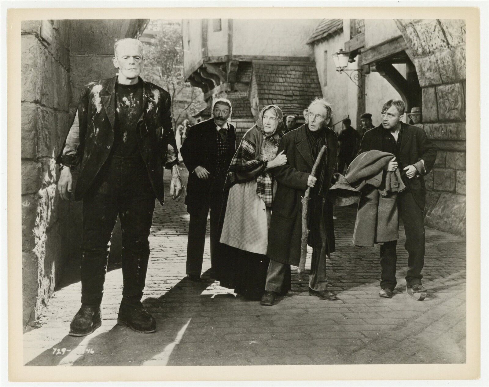 Bride of Frankenstein 1940 Boris Karloff 8x10 Original Theater Display Photo J