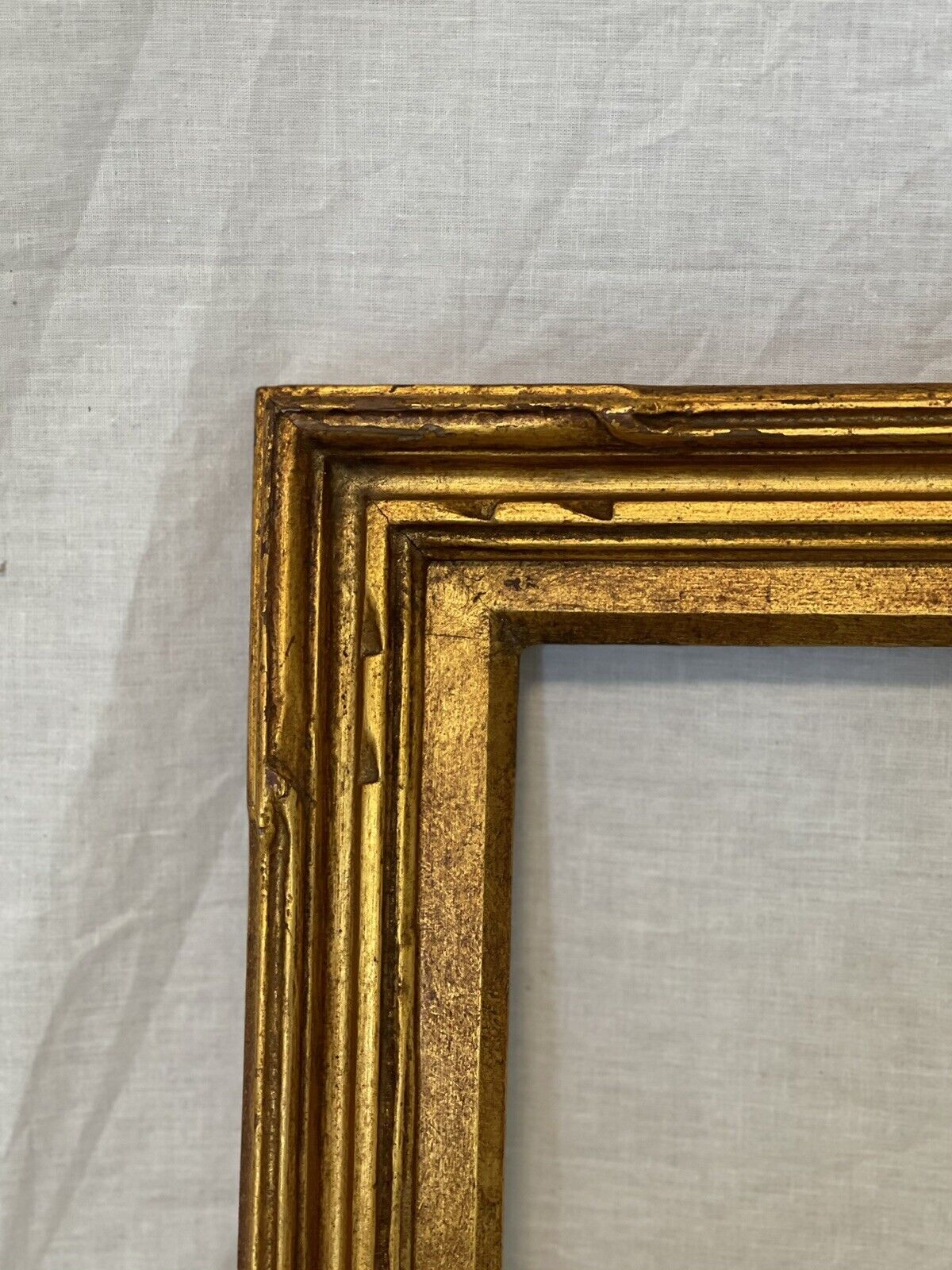 ANTIQUE FITs 14”x17” TAOS SCHOOL CARVED GOLD GILT ARTS & CRAFTS PICTURE FRAME