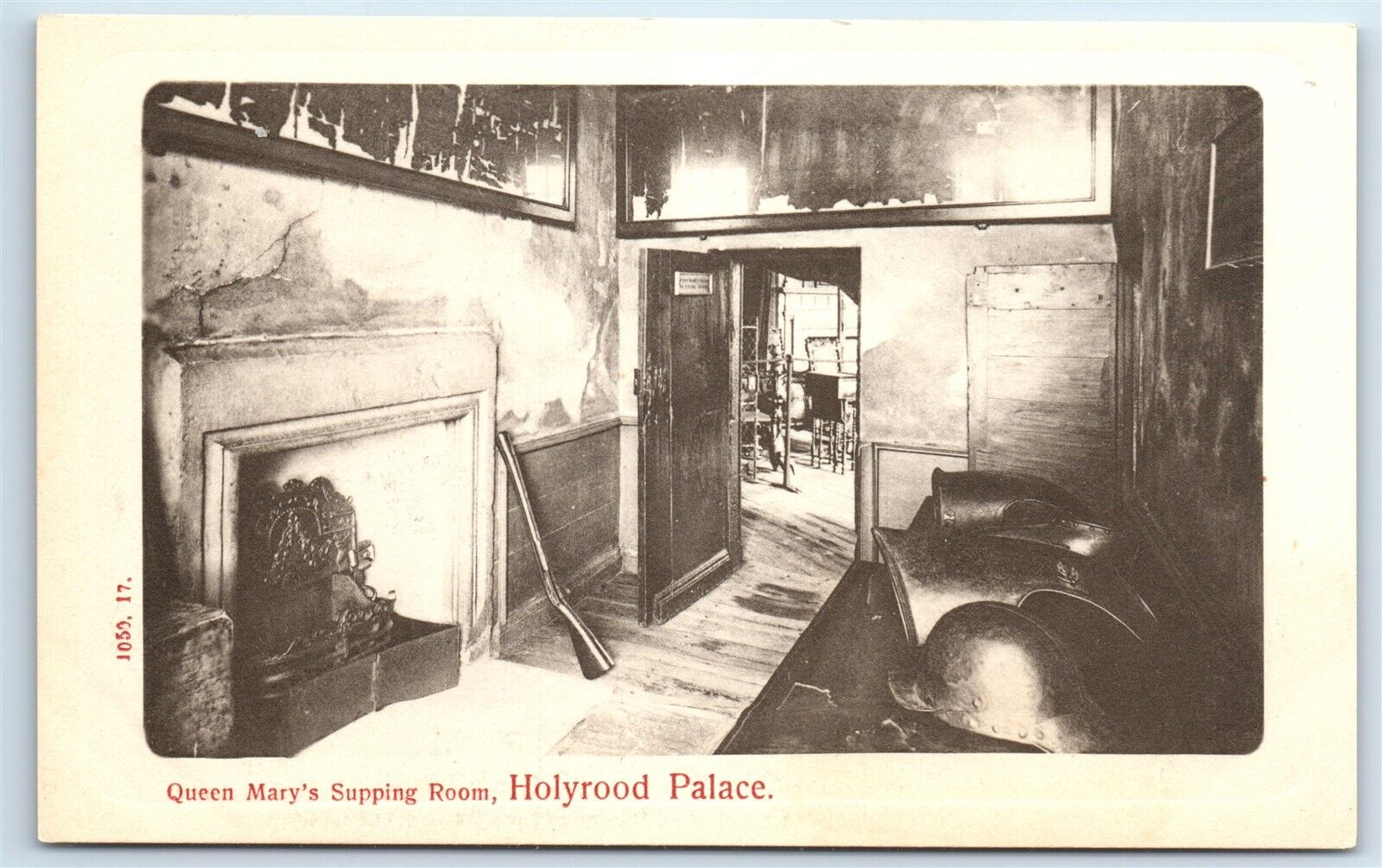Postcard Queen Mary\'s Supping Room, Holyrood Palace H177