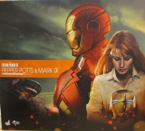 New Hot Toys Movie Masterpiece IRON MAN 3 Pepper Pottts & Iron Man Mark IX