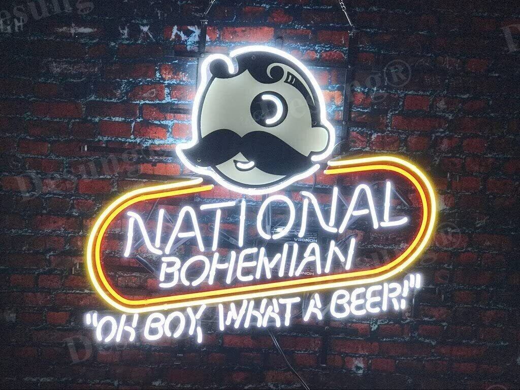 Natty Boh National Bohemian Beer  Neon Light Sign 24x20 Beer Bar Pub Wall Decor