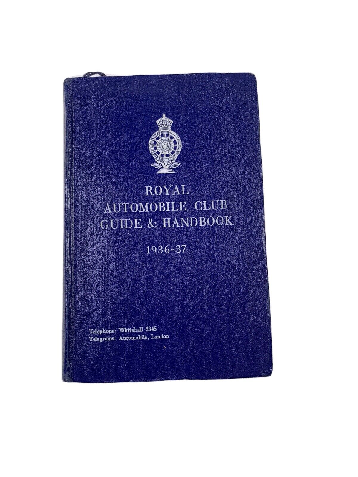 Vintage Royal Automobile Guide Handbook 1936-37 Maps Ads
