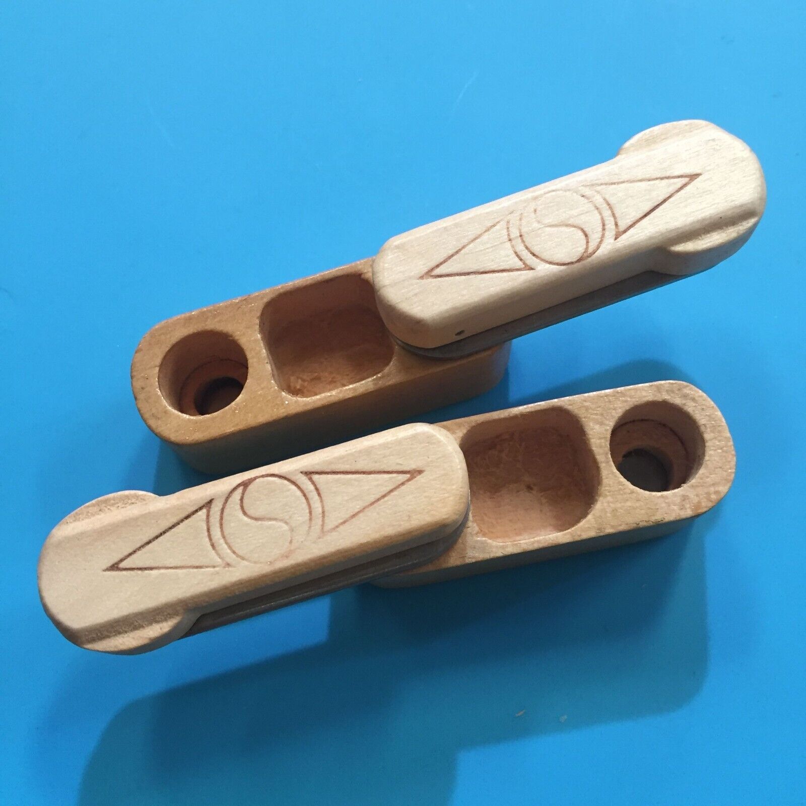 Americanpipes™️ 2 PCS Foldable Wooden tobacco Monkey Pipe
