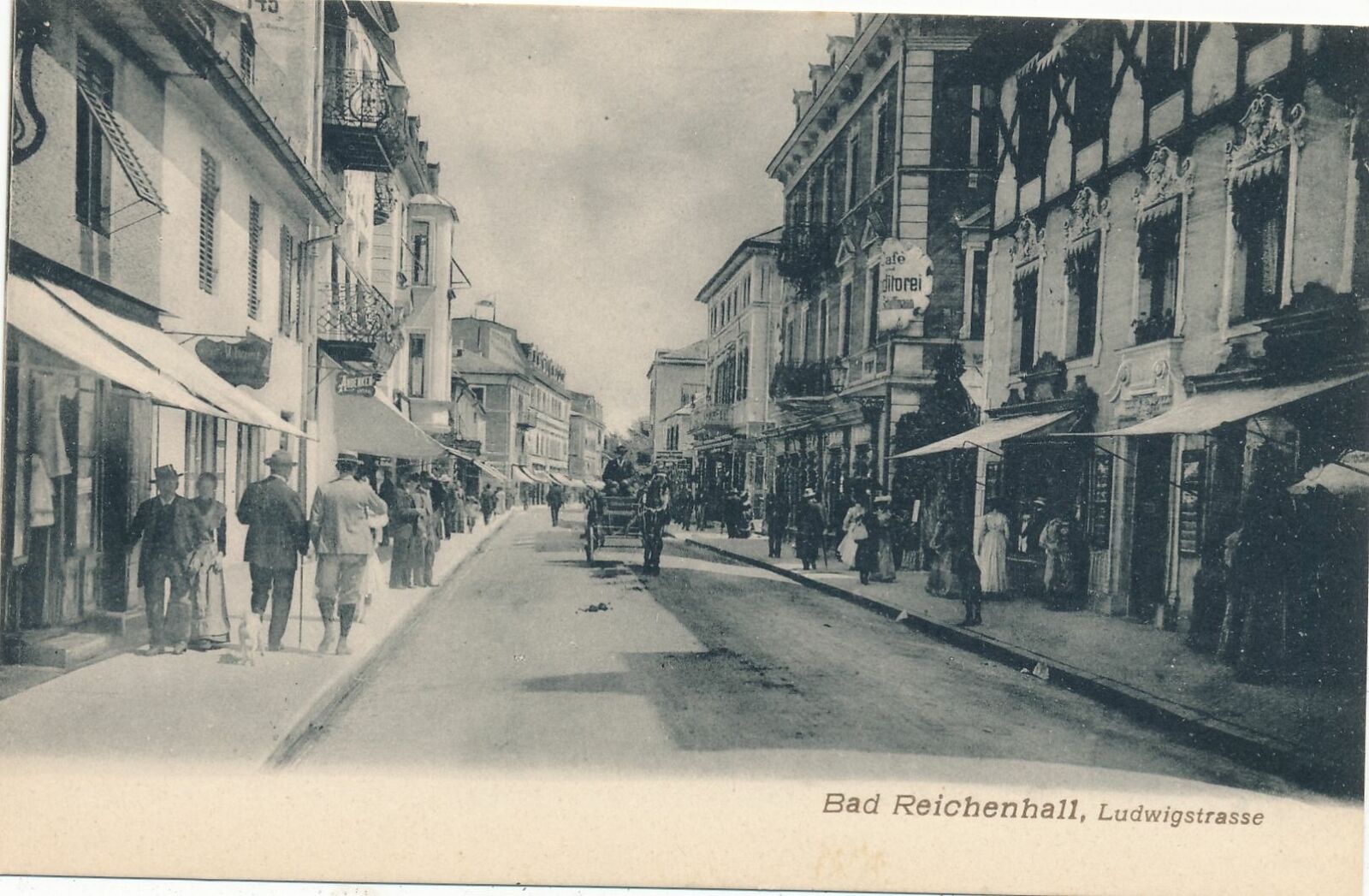 BAD REICHENHALL - Ludwigstrasse - Germany - udb (pre 1908)