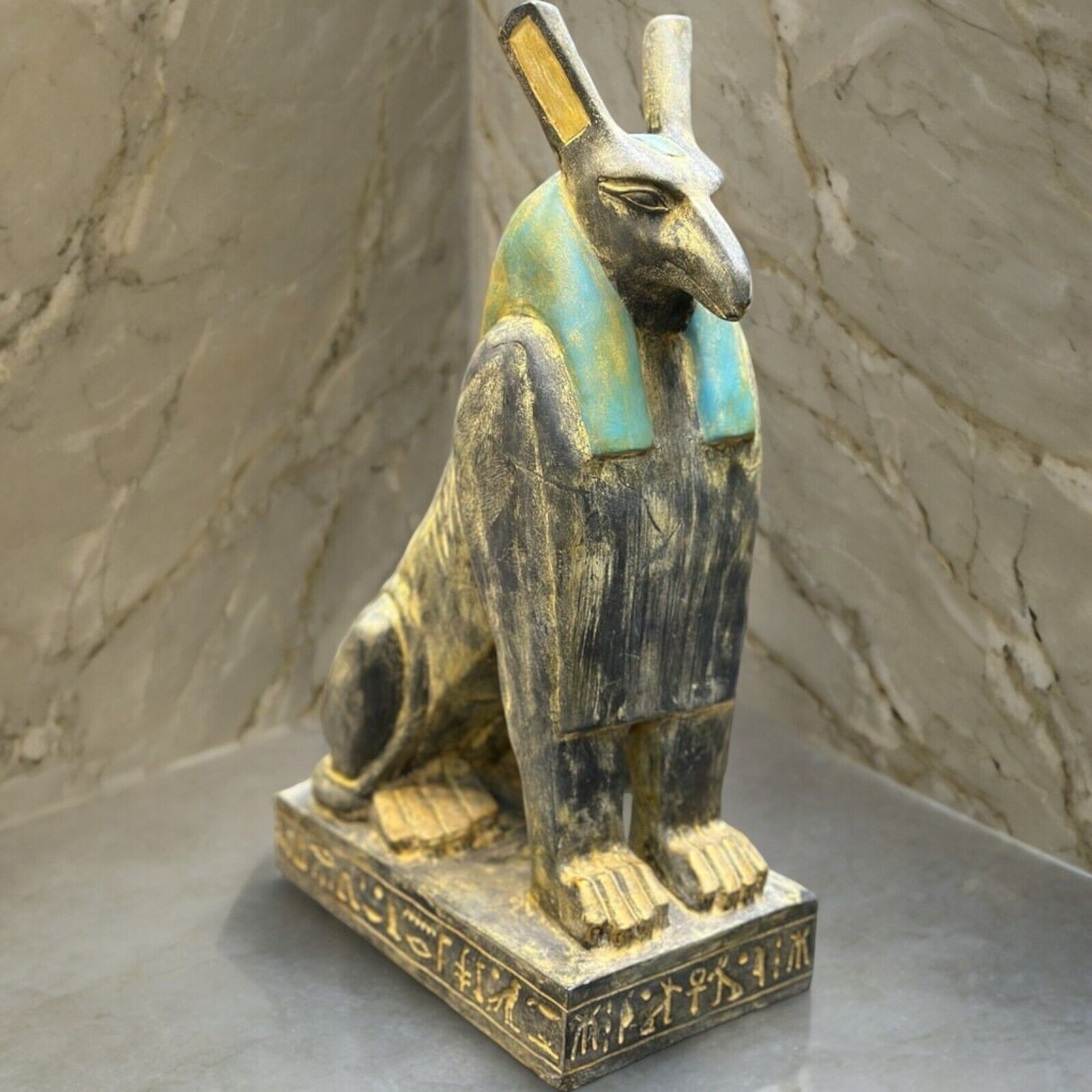 Unique Egyptian Statue God Seth Replica Piece as the Original One in the Museum