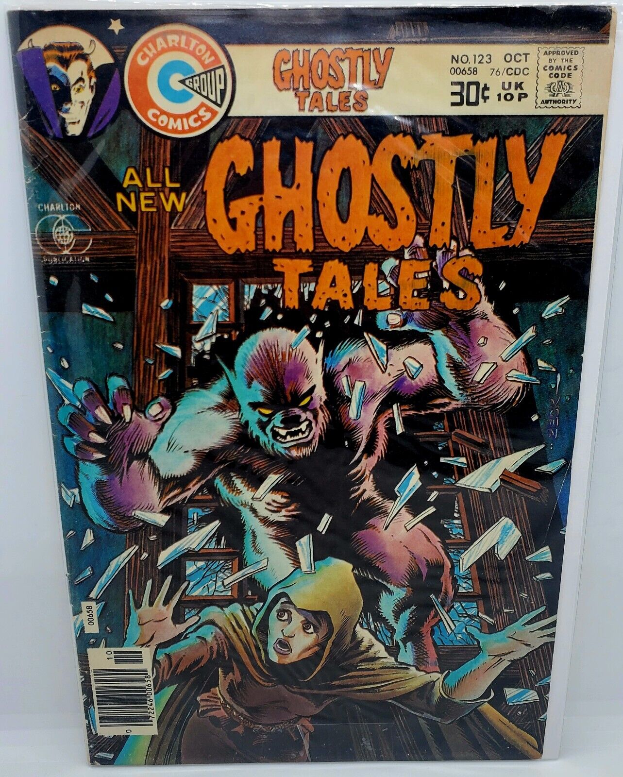 Vintage - Ghostly Tales #123 (Charlton Comics, 1976) 1st Edition 1st Print 🔥