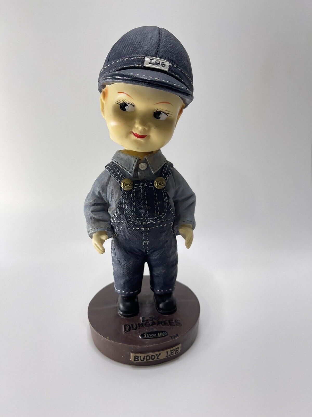BUDDY LEE Dungarees Overalls Bobble Head DOLL 