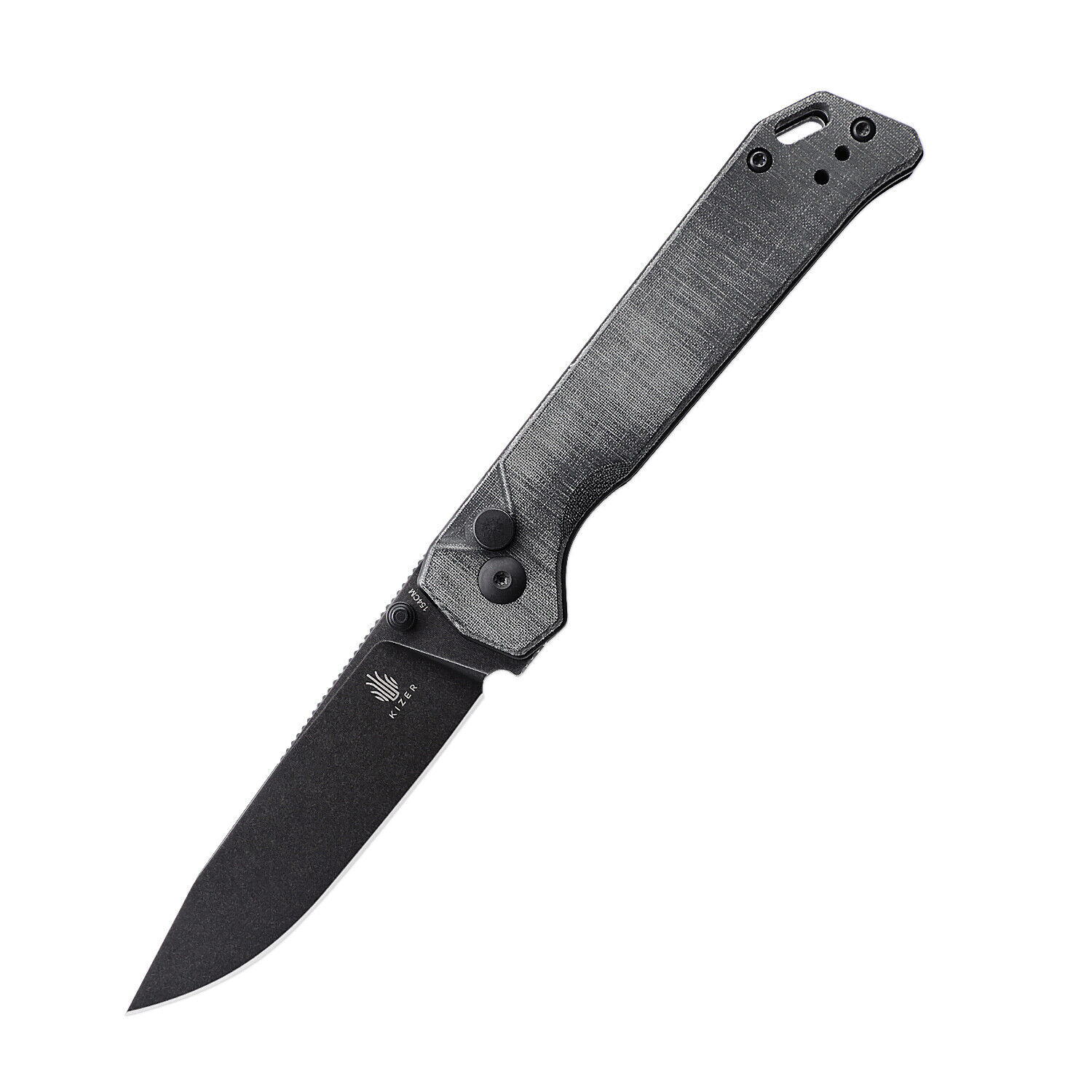 Kizer Begleiter 2 EDC Pocket Knife Black Micarta Handle 154CM Steel V4458.2BC2
