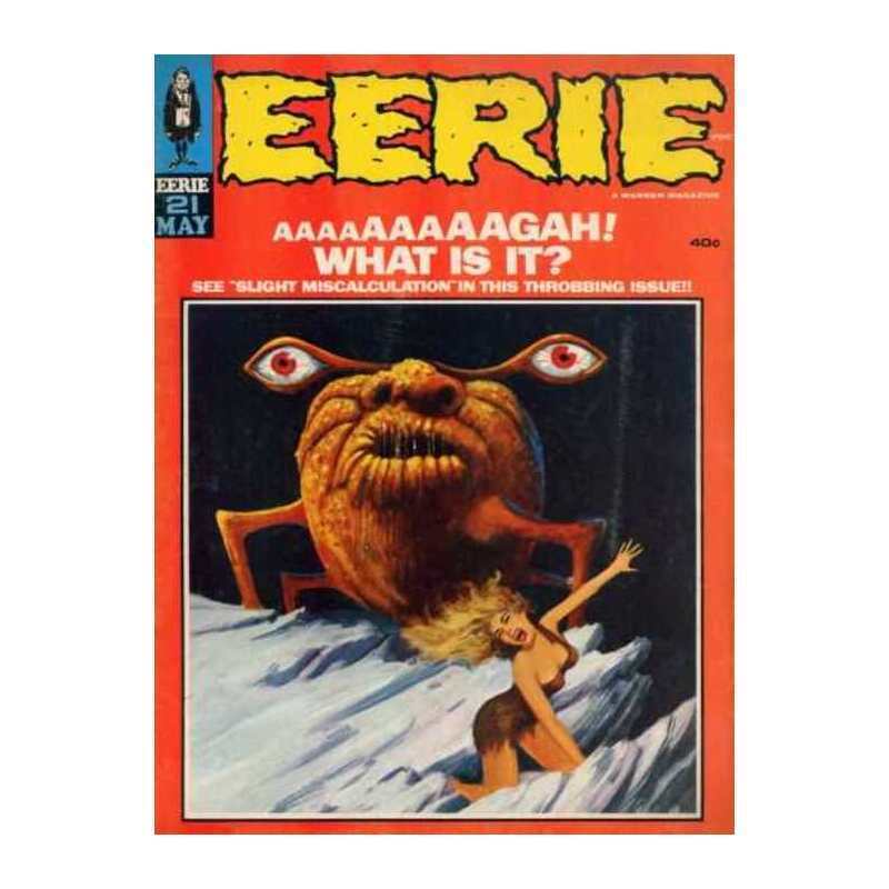Eerie (1965 series) #21 in Fine condition. Warren comics [k/