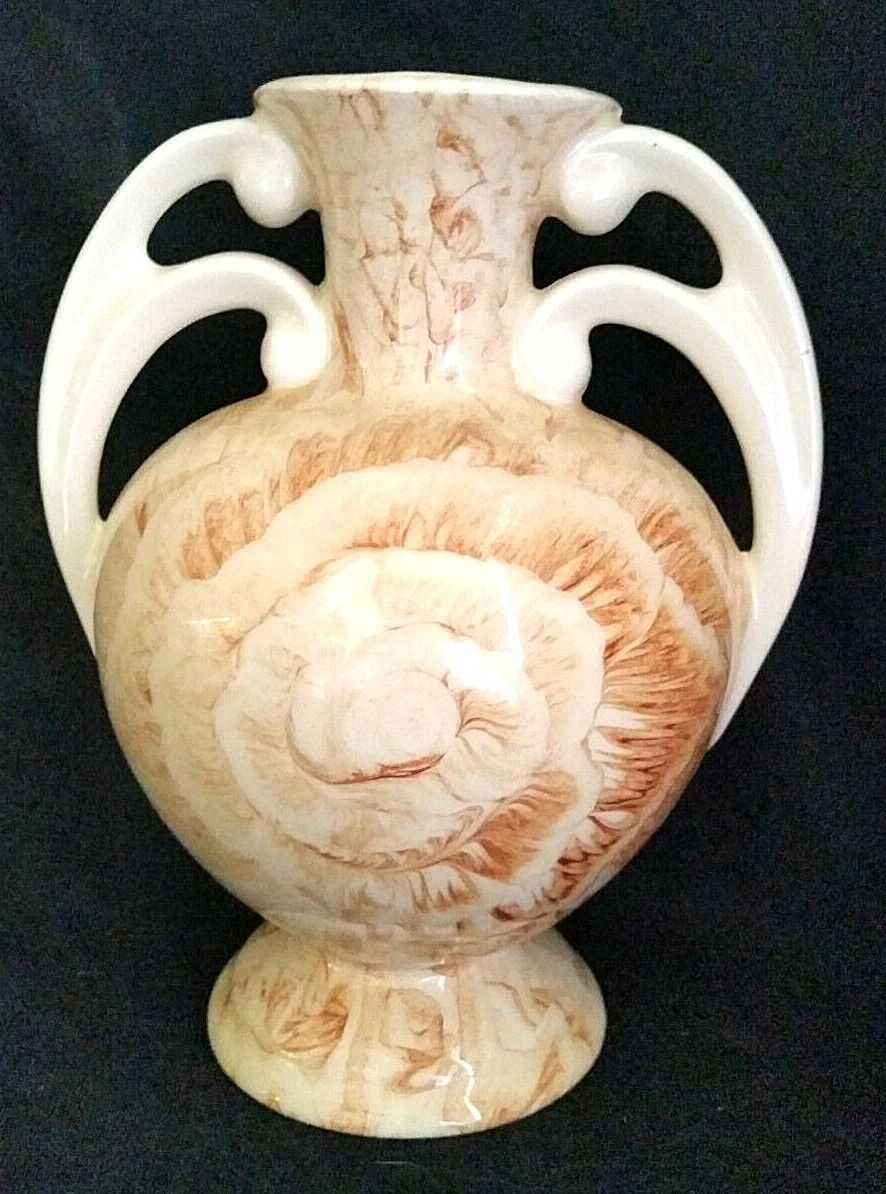 Alaskan Swirl Local Clay Ceramic Vase Pottery Vintage Hand Crafted Art Studio