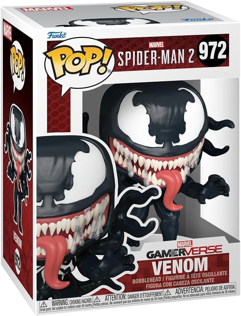 Funko Pop Gameverse Spiderman 2 - Venom (Harry Osborn) w/ Protector