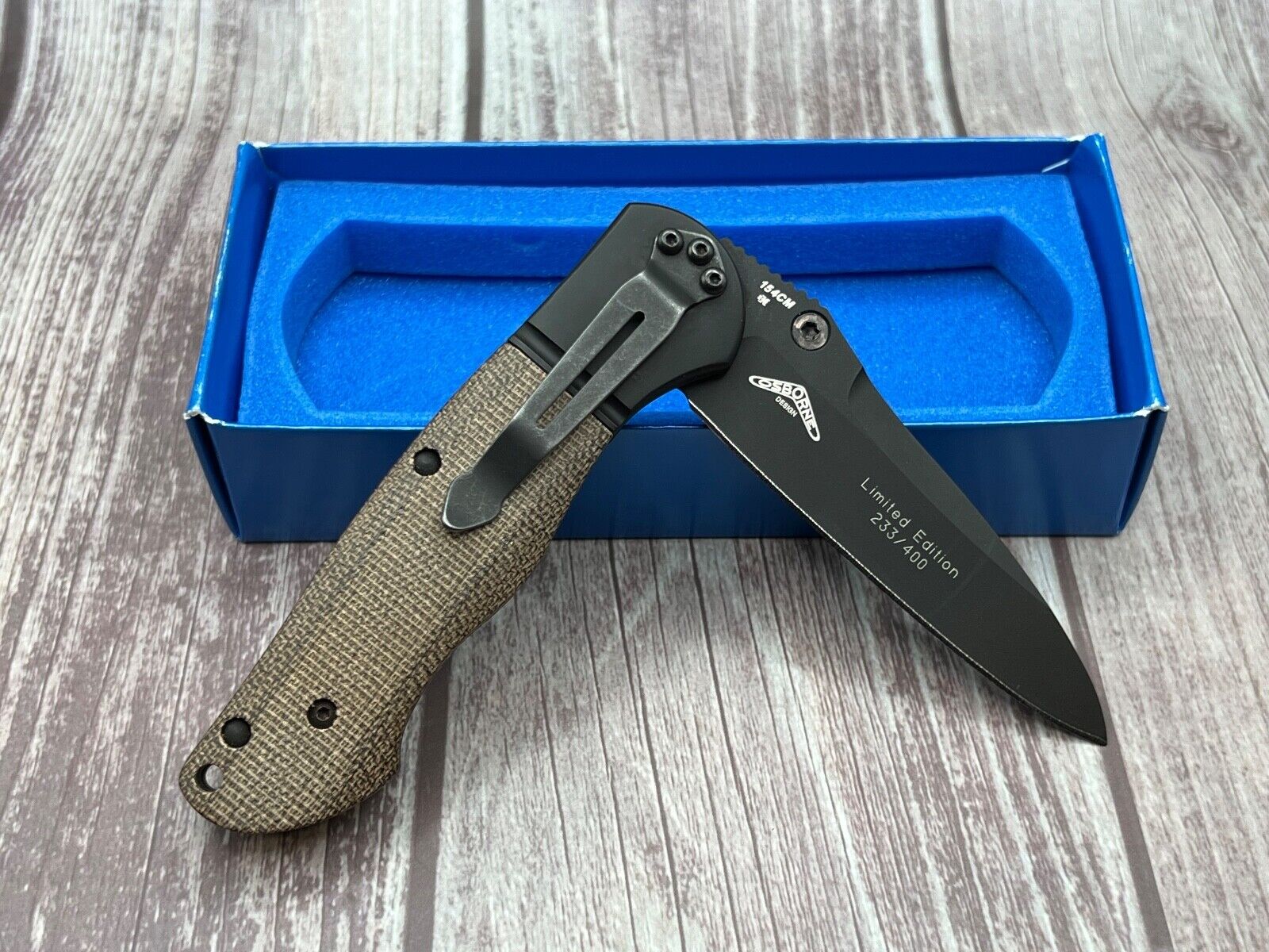BenchMade 670BK-600 APPARITION, Never Used, Limited edition 233/400, Rare find