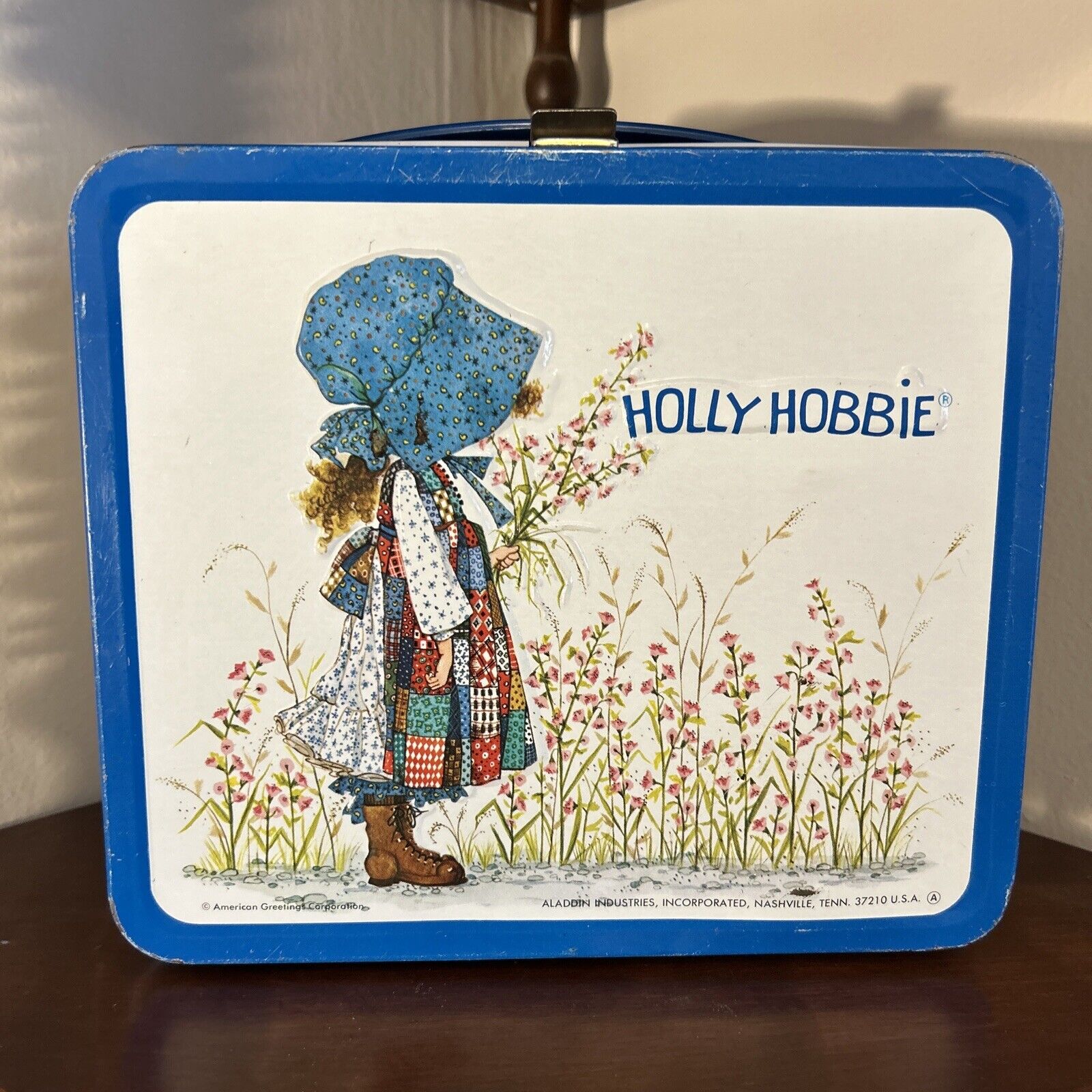 Vintage 1972 Holly Hobbie Aladdin Metal Lunchbox