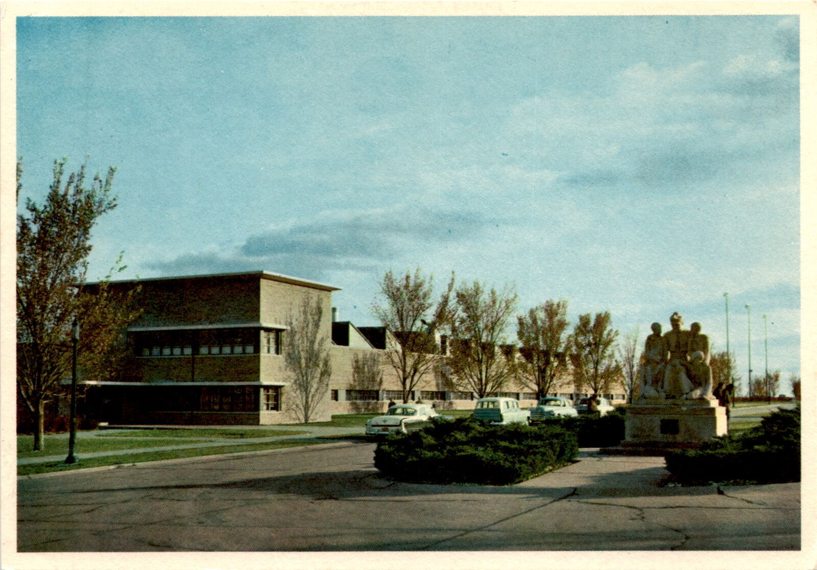 Boys Town, Nebraska, Father Flanagan, vocational school, monument postcard