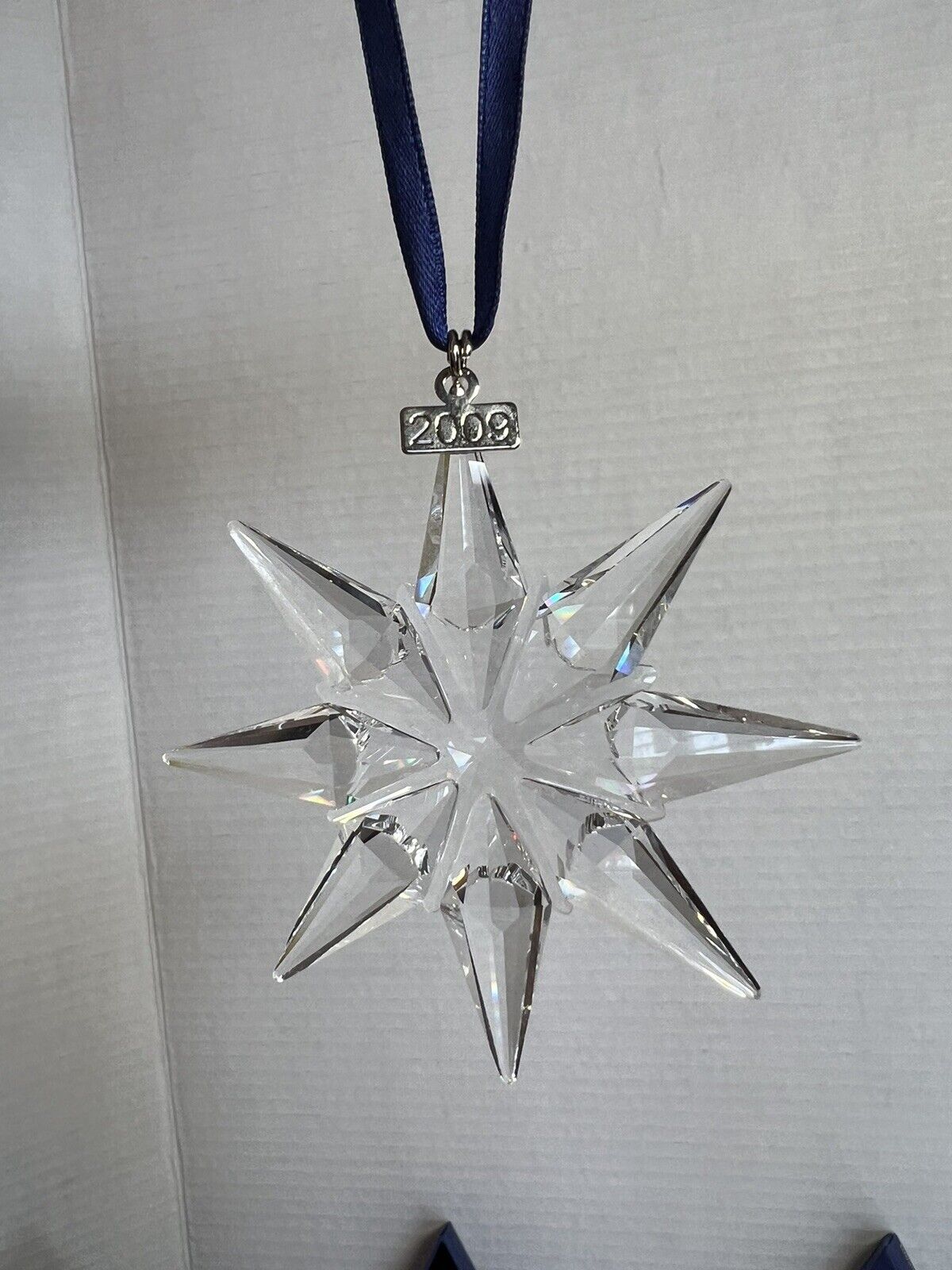 2009 Swarovski Annual Star Ornament, Original Box And  Certificate EUC